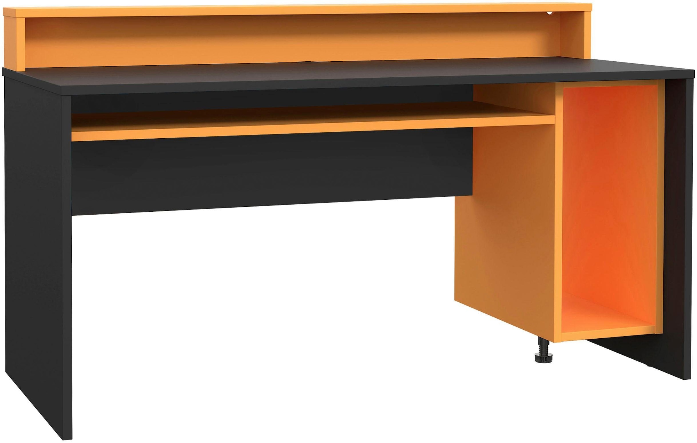 FORTE Gamingtisch »Ayo«, moderner 140 Rechnung Schreibtisch, Breite LED-RGB bestellen mit cm auf Beleuchtung