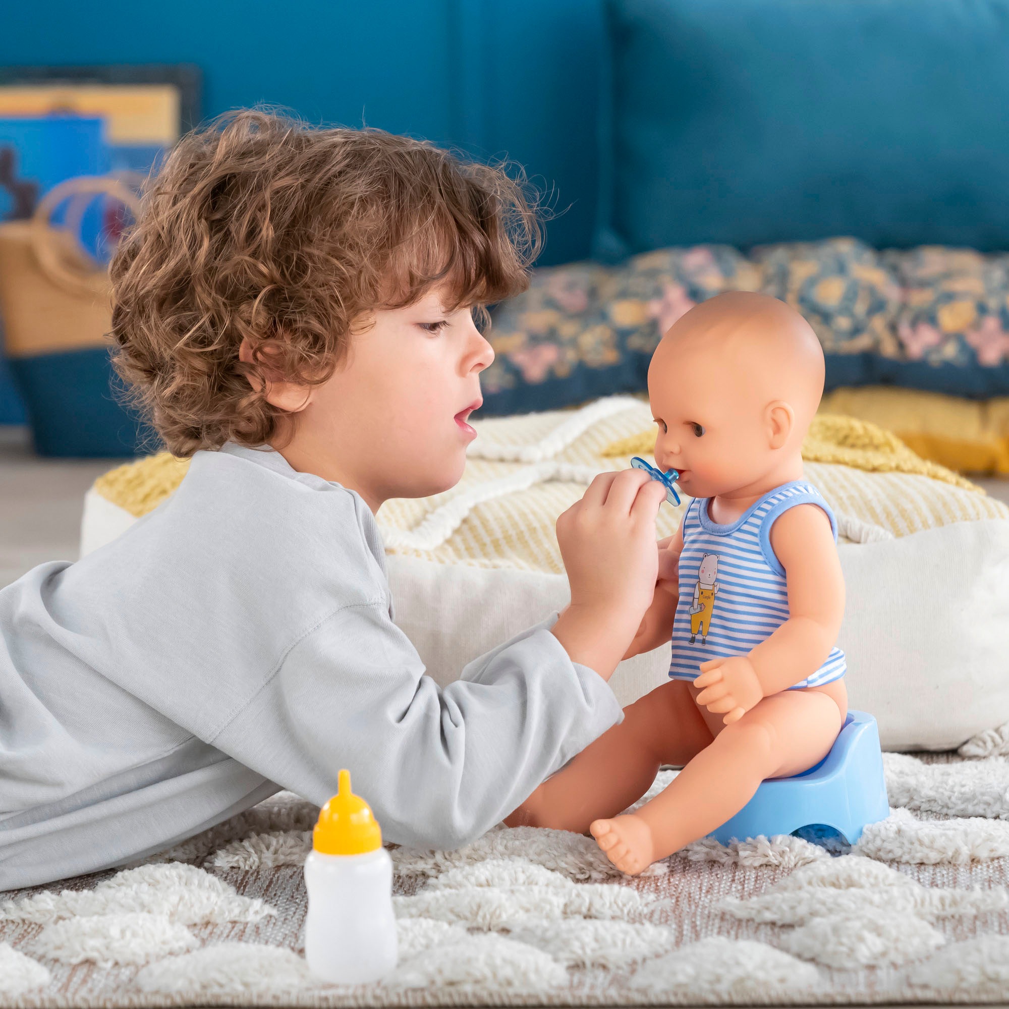 Corolle® Babypuppe »Mon Grand Poupon, Paul Trink+Näss Badebaby«, mit Vanilleduft