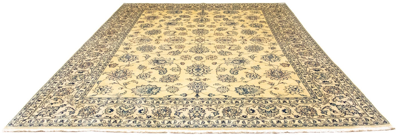 morgenland Wollteppich »Maschad Durchgemustert Beige chiaro 342 x 250 cm«, günstig online kaufen