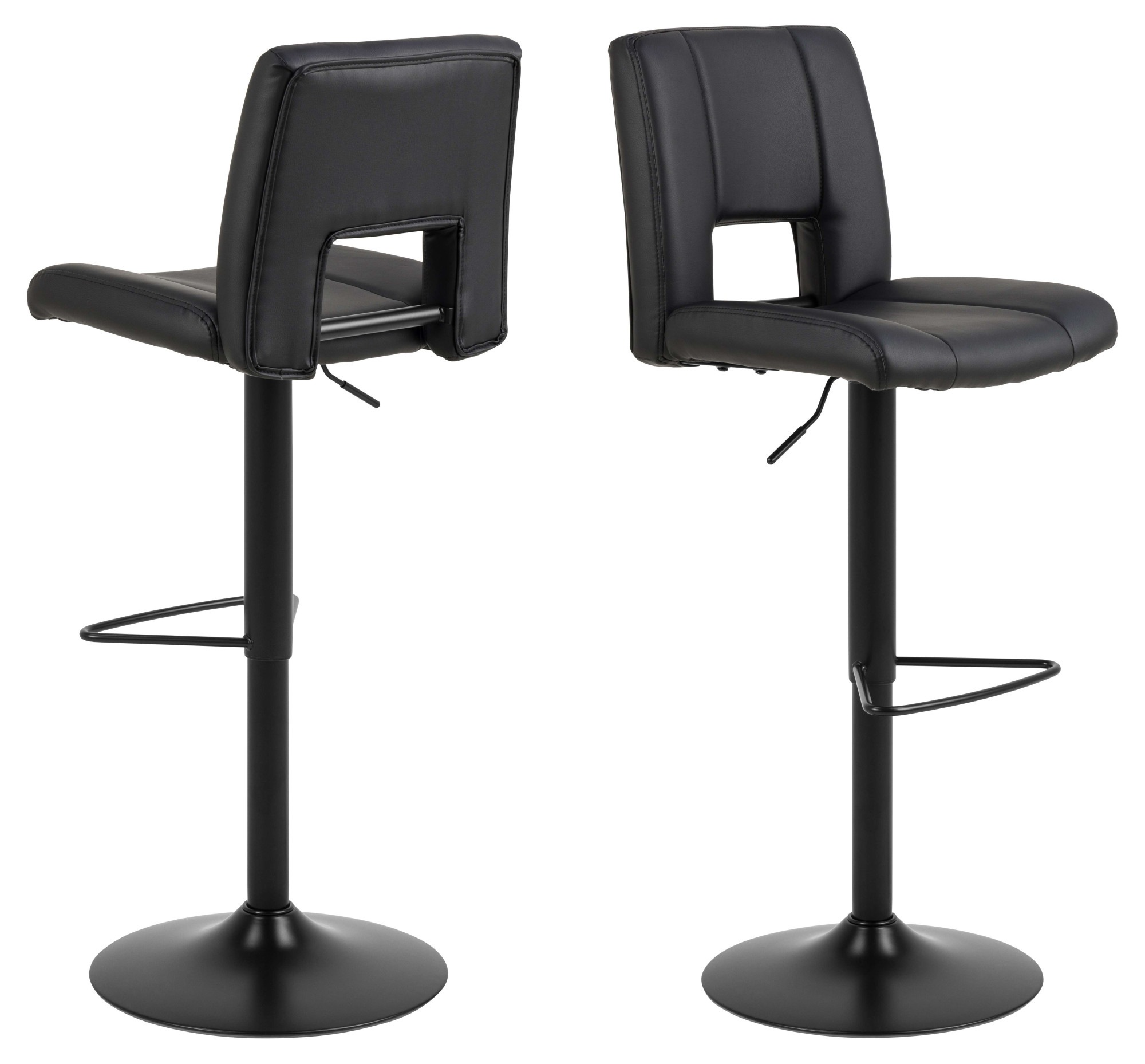 ACTONA GROUP Barhocker "Sylvia Barstuhl, Höhenverstellbar,", Trompetenfuß, günstig online kaufen