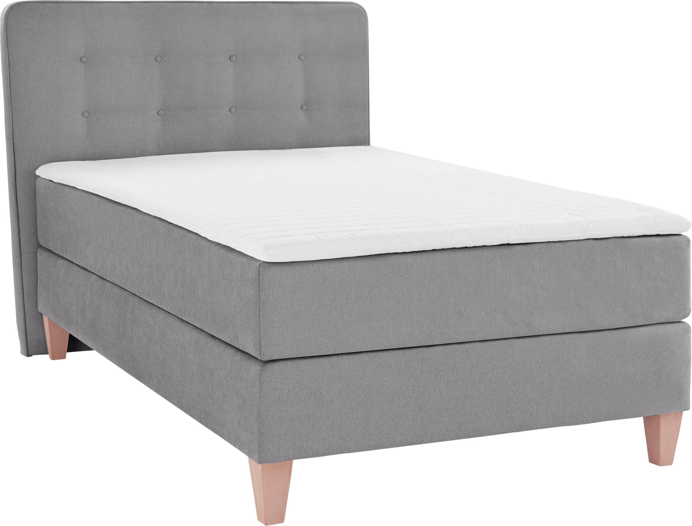 Home affaire Boxspringbett »Ascola«, incl. Topper, 5, Breiten, 3 Ausführungen, 2 Härtegrade