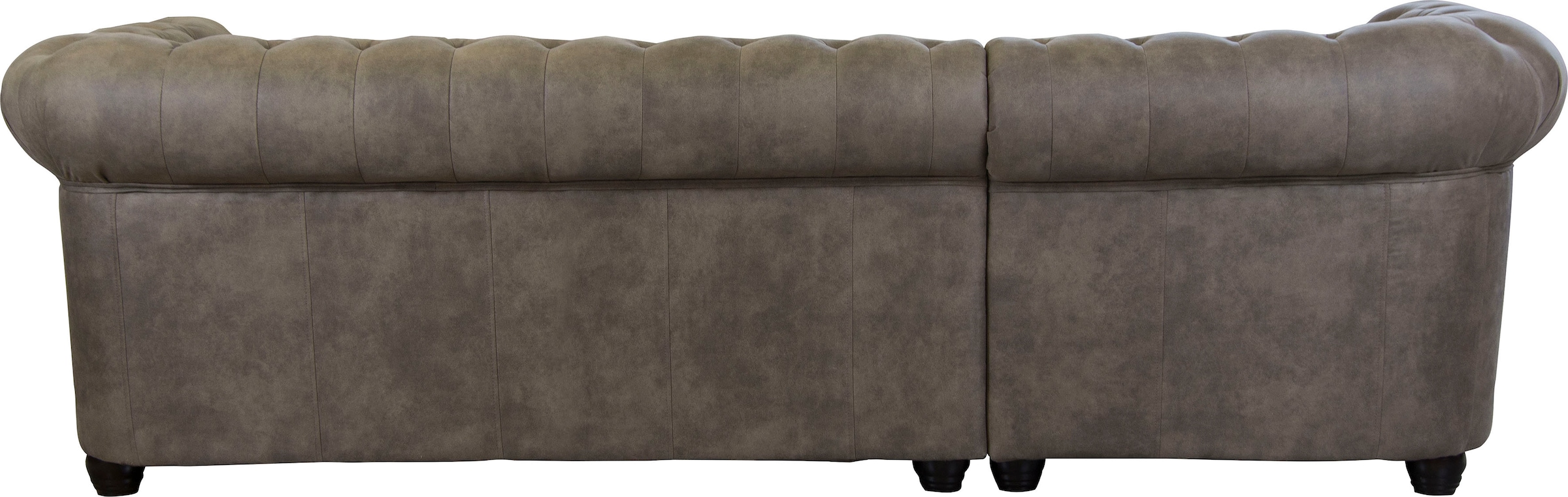 Home affaire Chesterfield-Sofa »Rysum L-Form«, Chesterfield-Optik, gleichschenklig