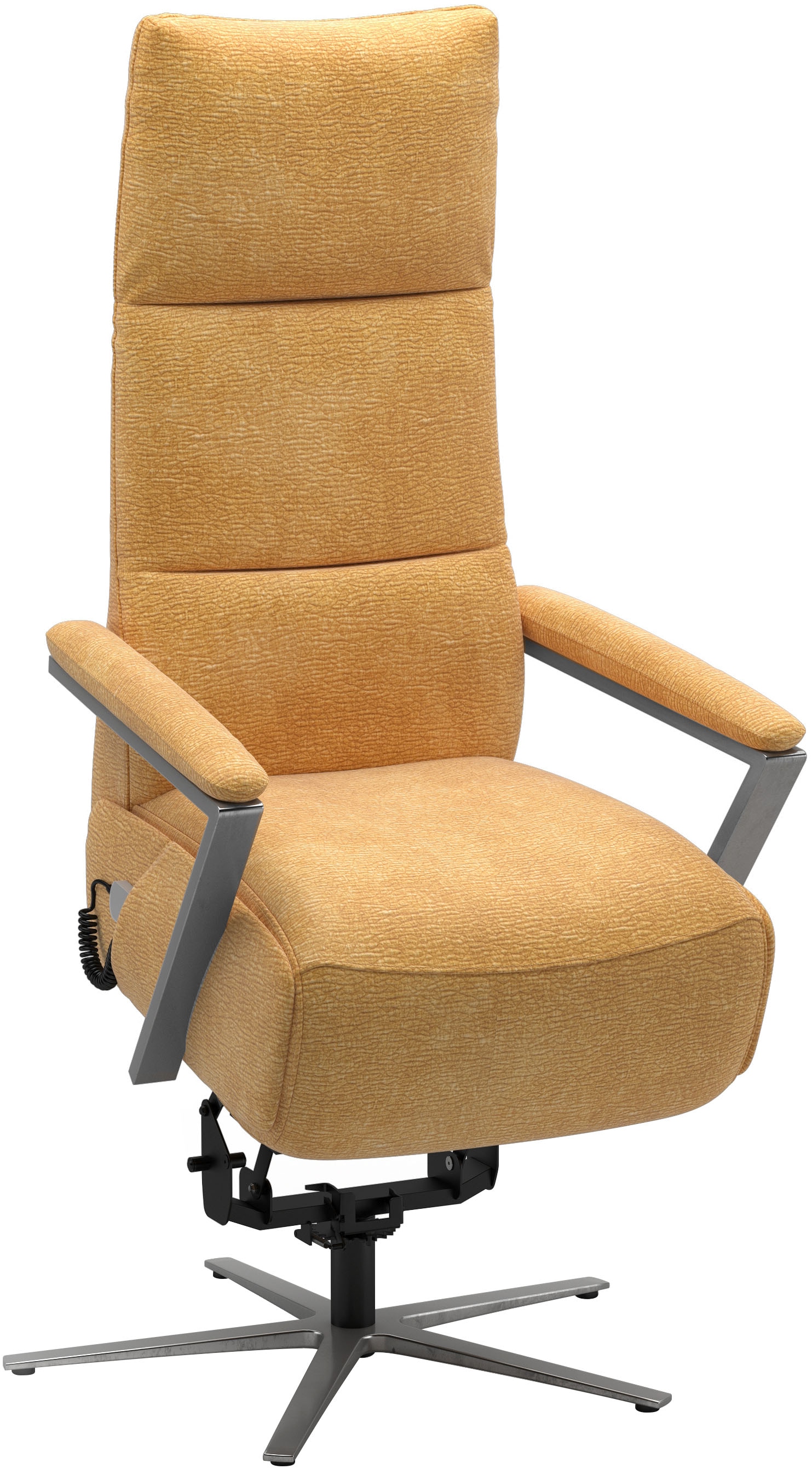 sit&more TV-Sessel »Vario Comfort, inkl. Kopfteilverstellung & 360° Drehfunktion«, inkl. Herz-Waage-Funktion & 3 Motoren, Höhe der Armlehnen 64cm