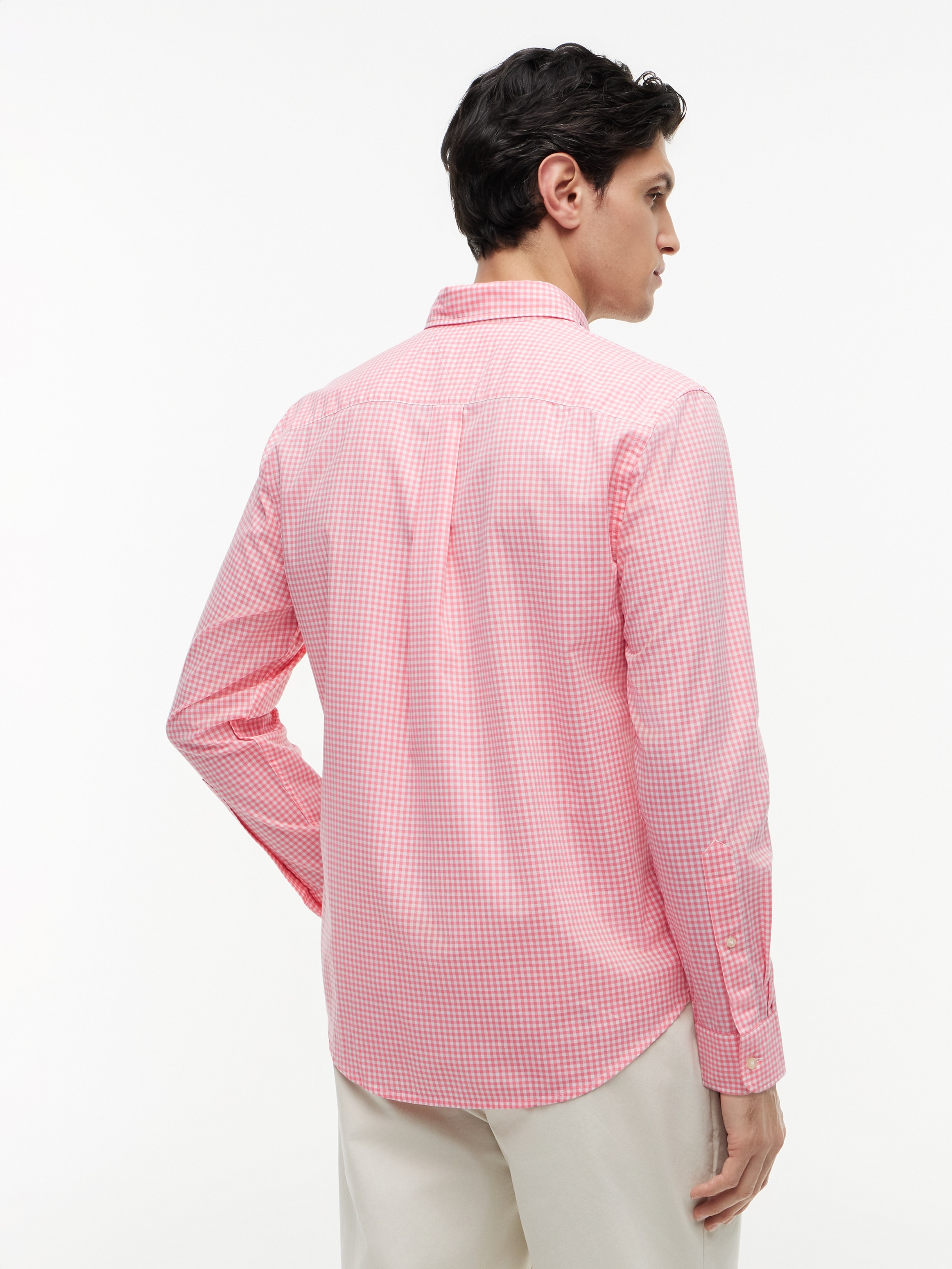 Tommy Hilfiger Langarmhemd »FLEX POPLIN GINGHAM SHIRT« Regular Fit Flex Cotton Gingham