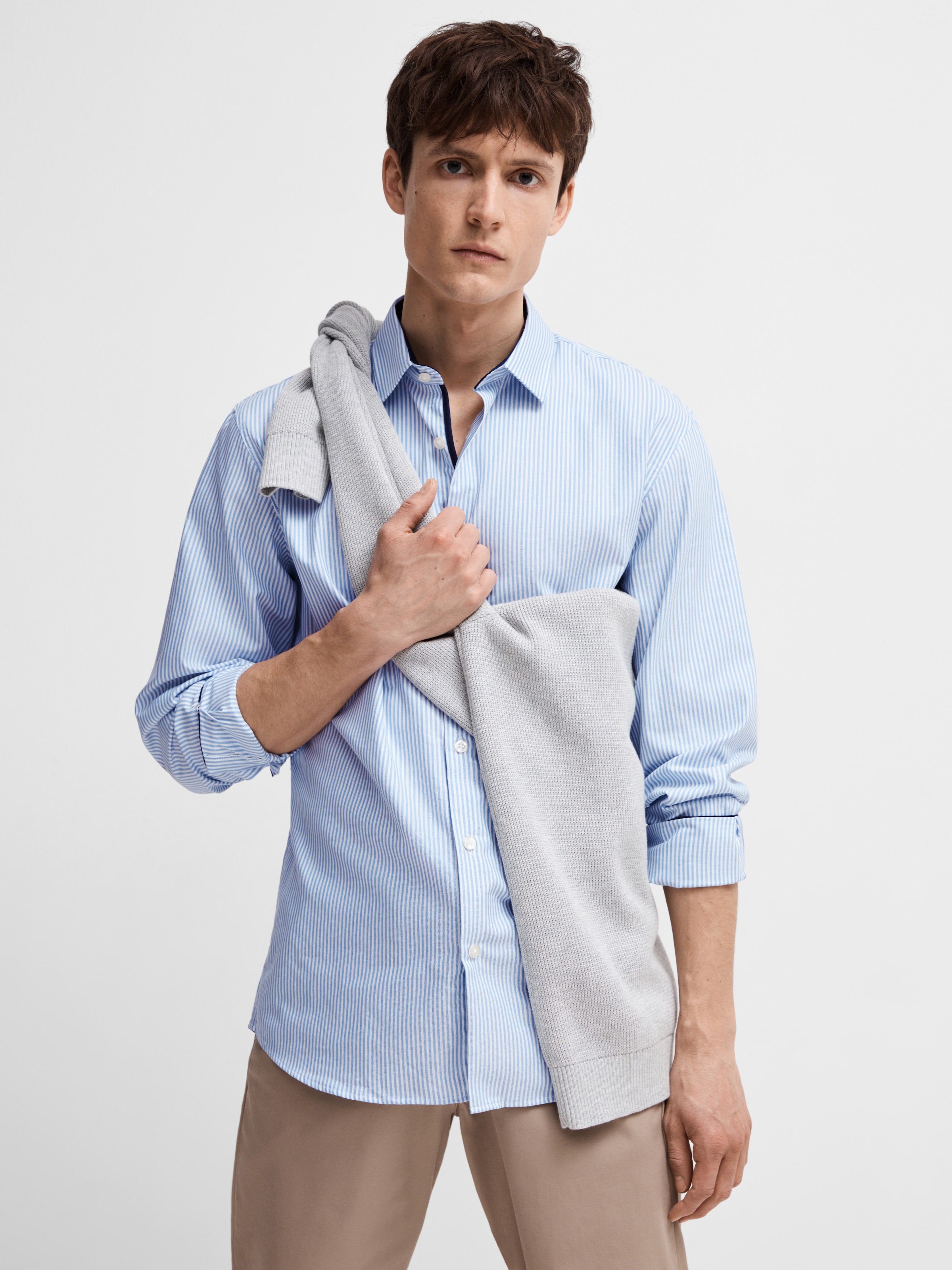 SELECTED Langarmhemd »SLHSLIMNEW-MARK SHIRT LS NOOS«