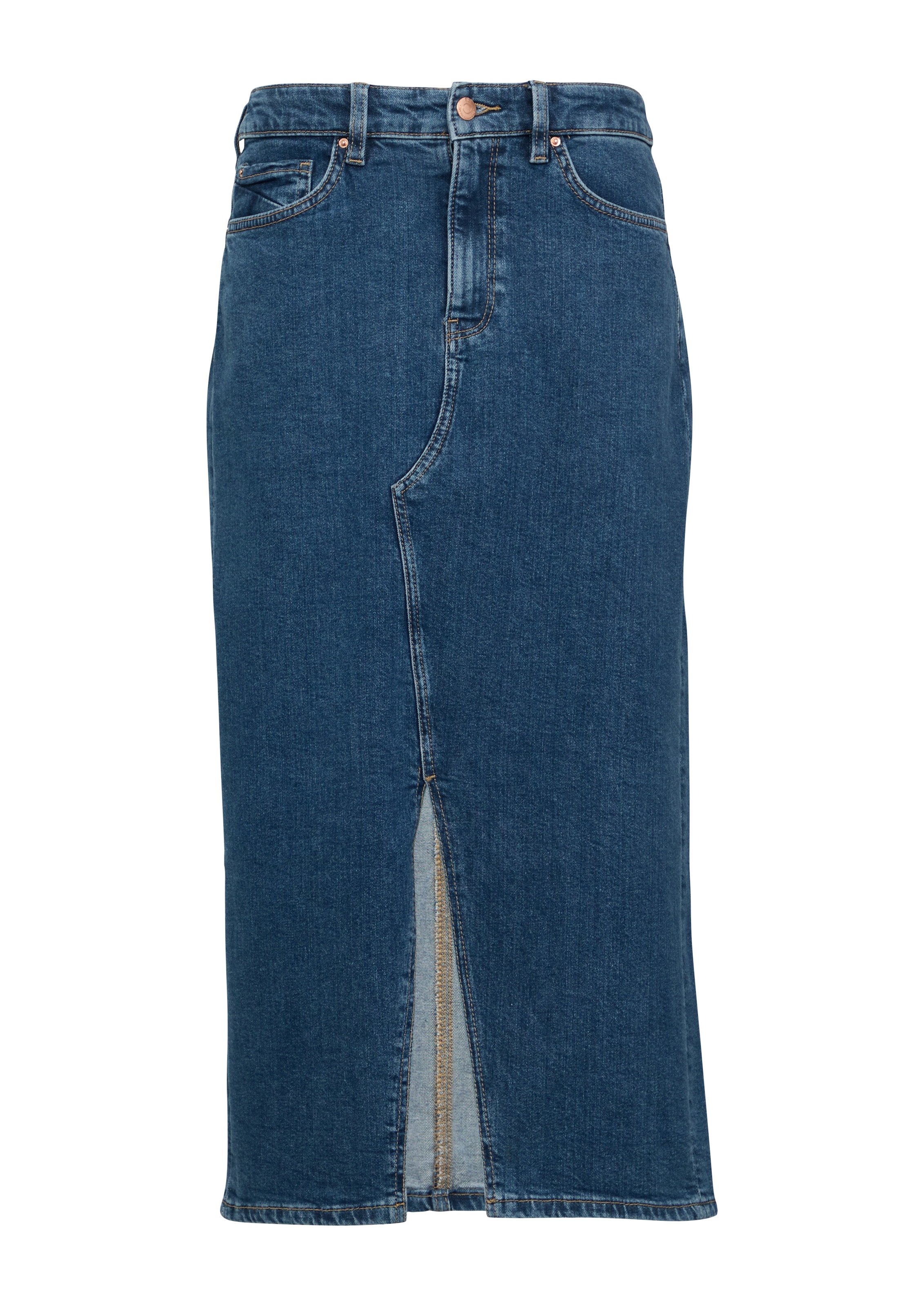 QS Jeansrock, mit Schlitz