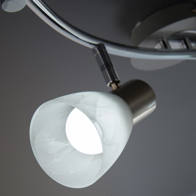 B.K.Licht LED Deckenspots »Lunas«, 6 flammig-flammig, LED Deckenleuchte,  dreh-und schwenkbare Spots, inkl. Leuchtmittel auf Rechnung kaufen