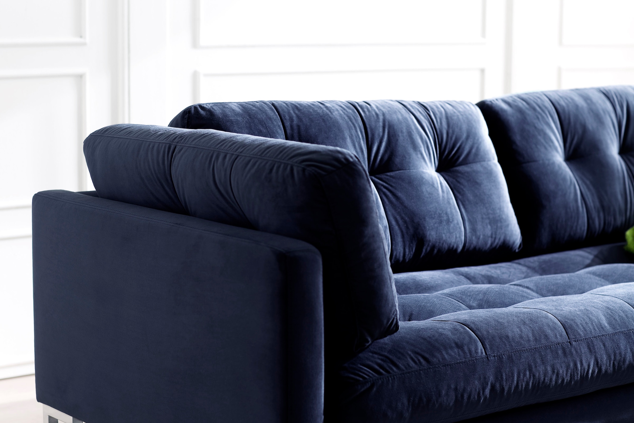 Trends by HG 2-Sitzer »Landau« in Cord-Stoff mit Metallfuß