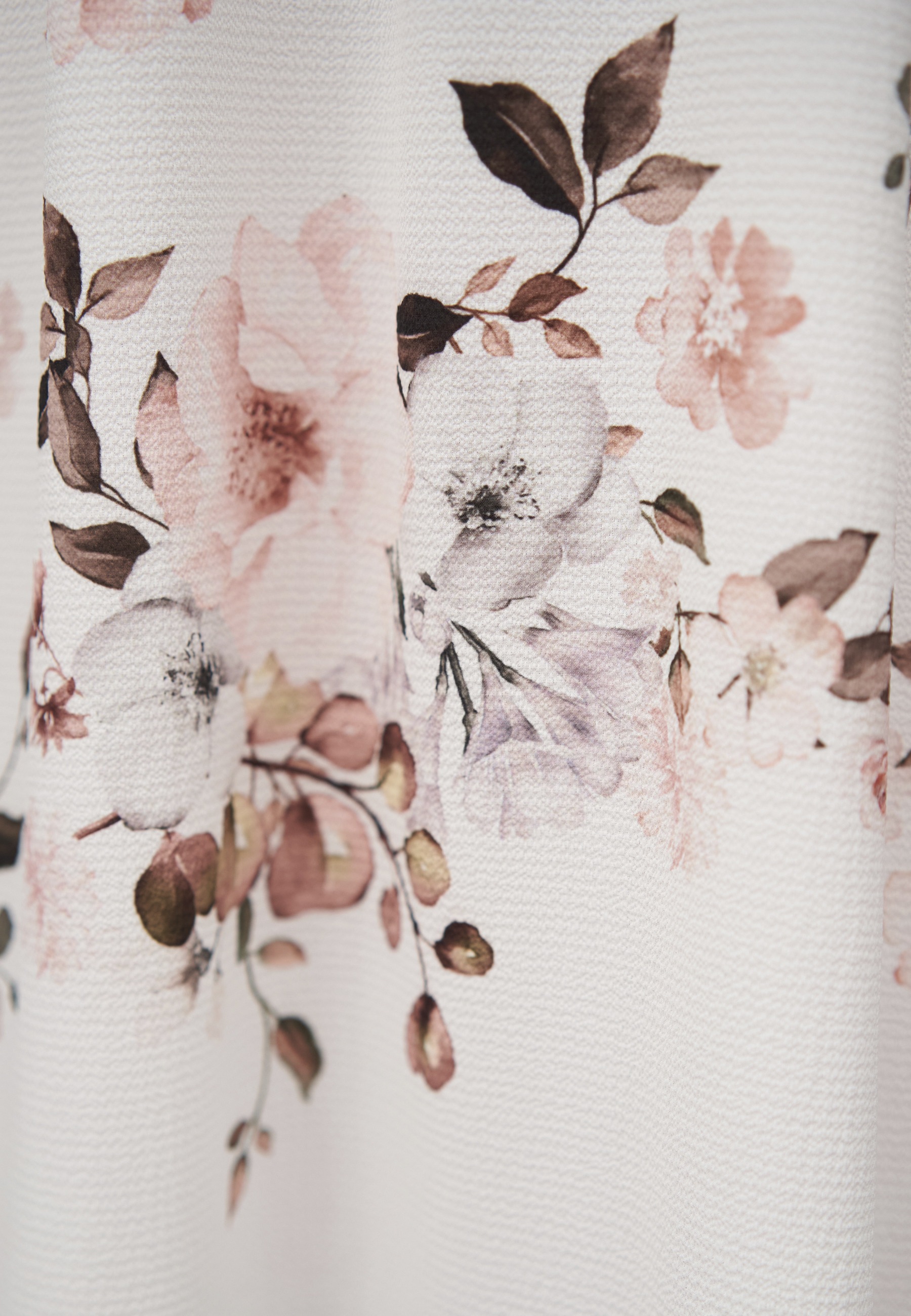 CLOUD 5IVE Shirtkleid »CLOUD 5IVE Maxi Kleid in Wickeloptik mit Blumen All Over Print« 1 Stk. tlg.