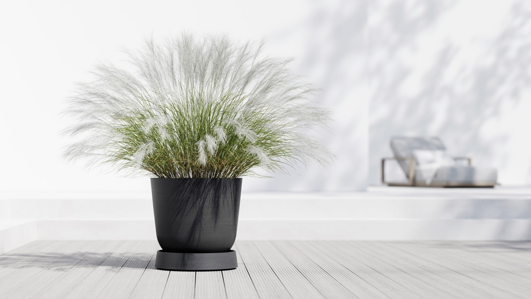 ECOPOTS Topfuntersetzer »mit Rollen Oslo 55 Dunkelgrau« für innen und außen: frostsicher, bruchsicher und lichtbeständig