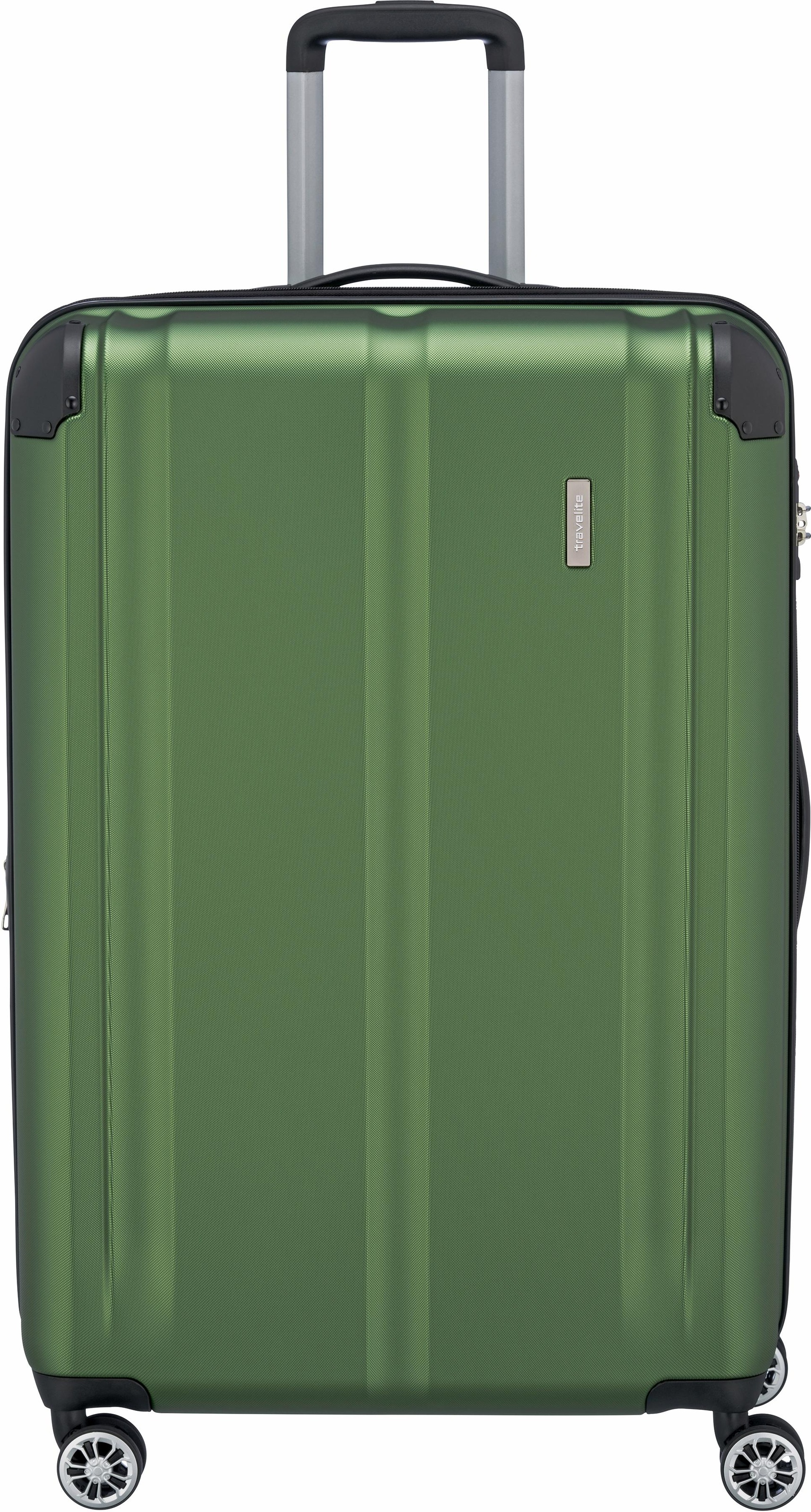 TRAVELITE Hartschalen-Trolley »CITY, verschiedene Größen und Farben« 113 l 4 Rollen Reisegepäck Koffer Volumenerweiterung TSA-Schloss...