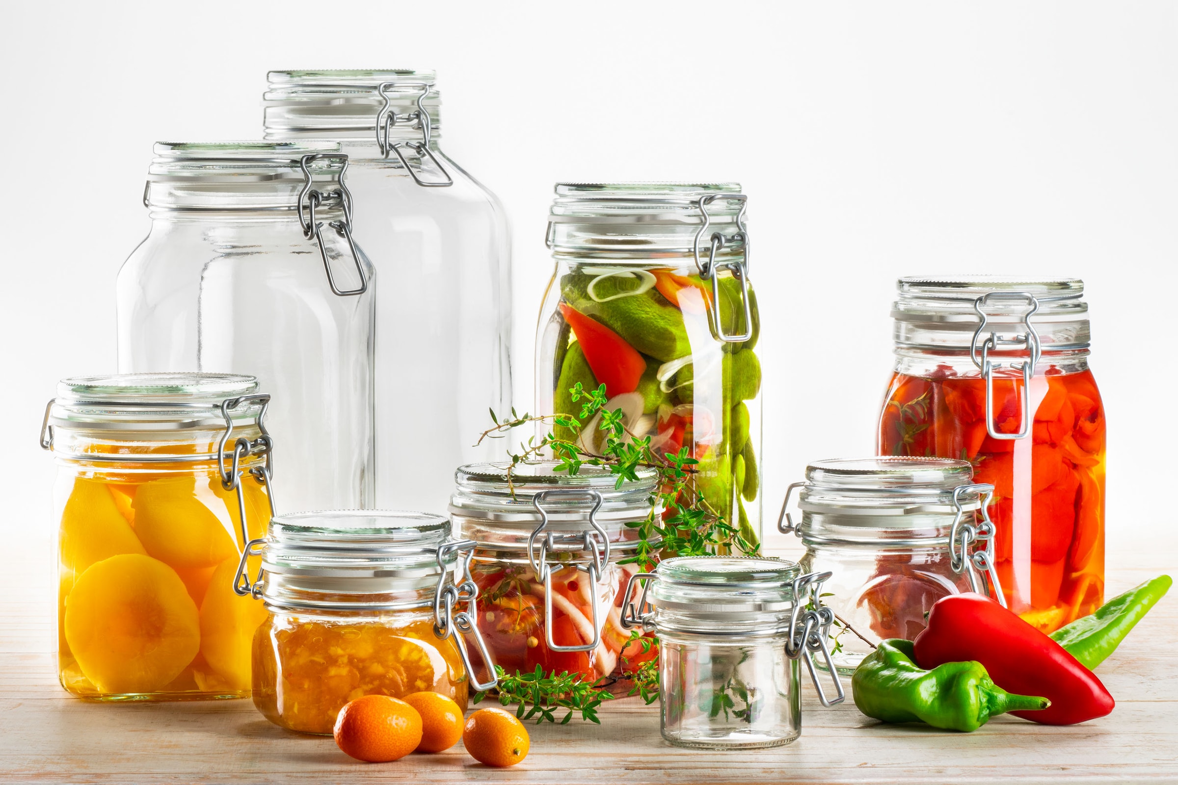 MÄSER Einmachglas »Gothika, Einkochglas Set« Set, 6 x Einmachglas m. Deckel, Füllmenge 21,2 cl, 6 Stk. tlg.