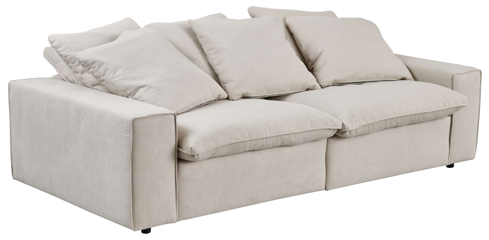 andas 3-Sitzer »Venslev«, Lounge-Sofa, mit extra tiefer Sitzfläche und losen Kissen