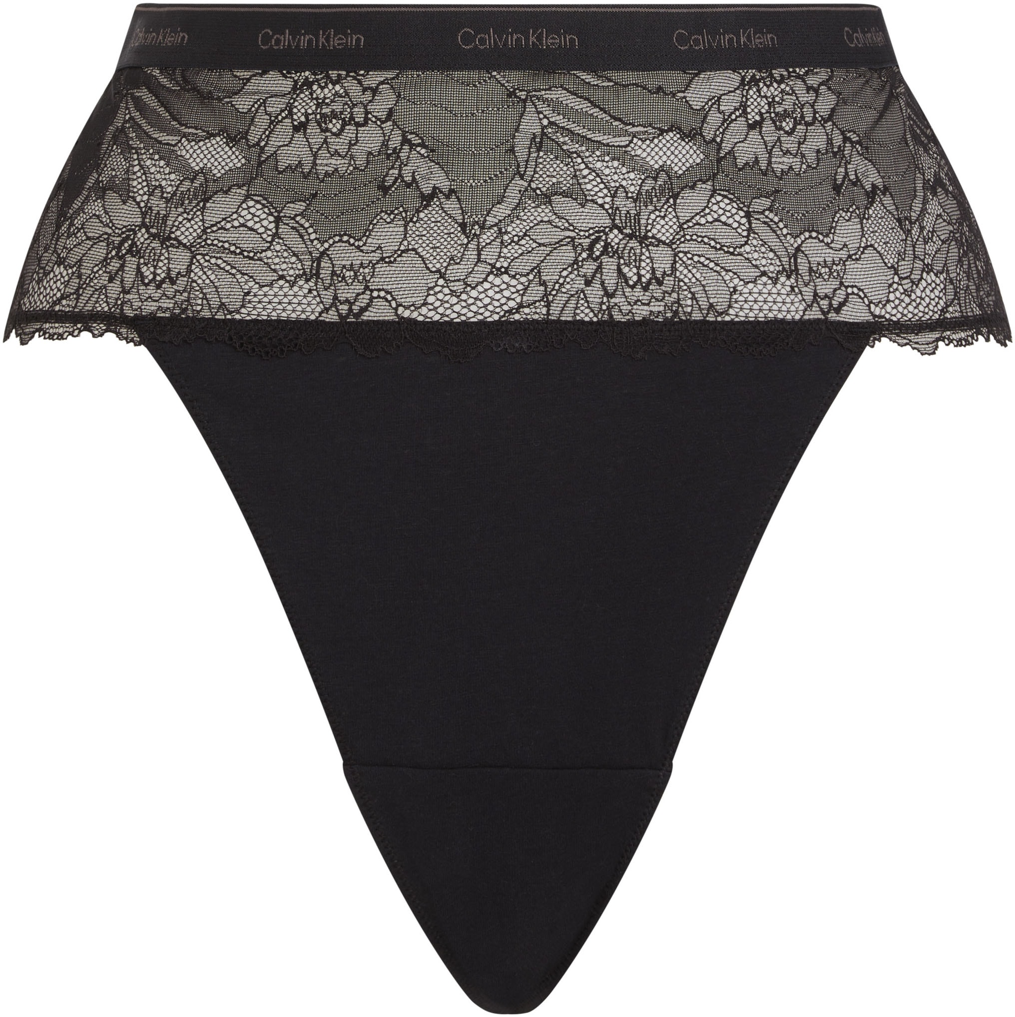 Calvin Klein Underwear Tanga »THONG«, mit breitem Spitzenbund