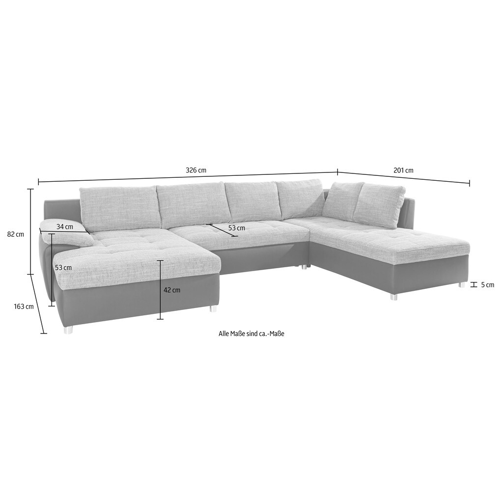 sit&more Wohnlandschaft »Labene«