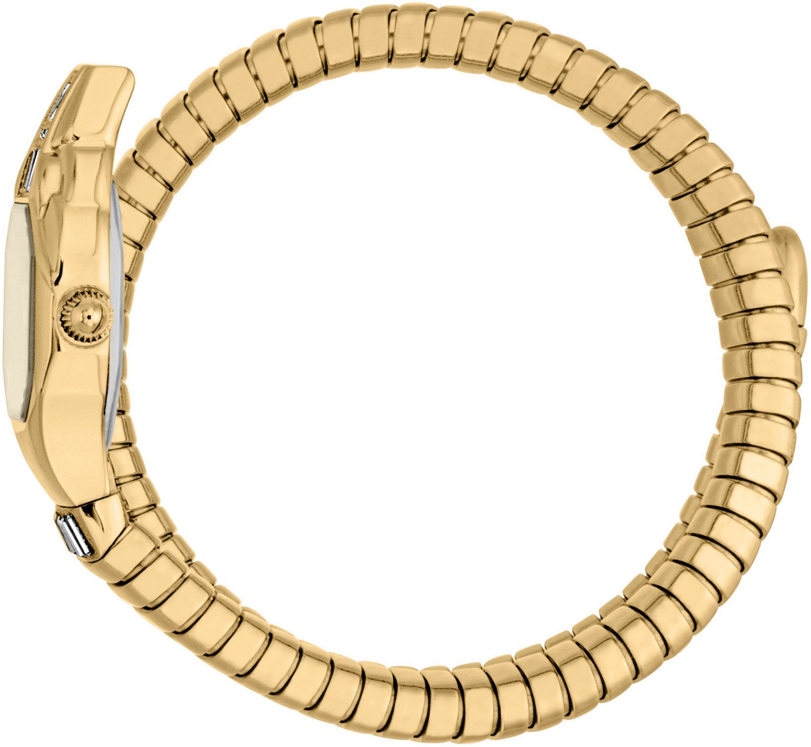 Just Cavalli Time Quarzuhr »Signature Snake« Armbanduhr,Damenuhr,Edelstahlband,Perlmutt-Zifferblatt,Kristallsteine