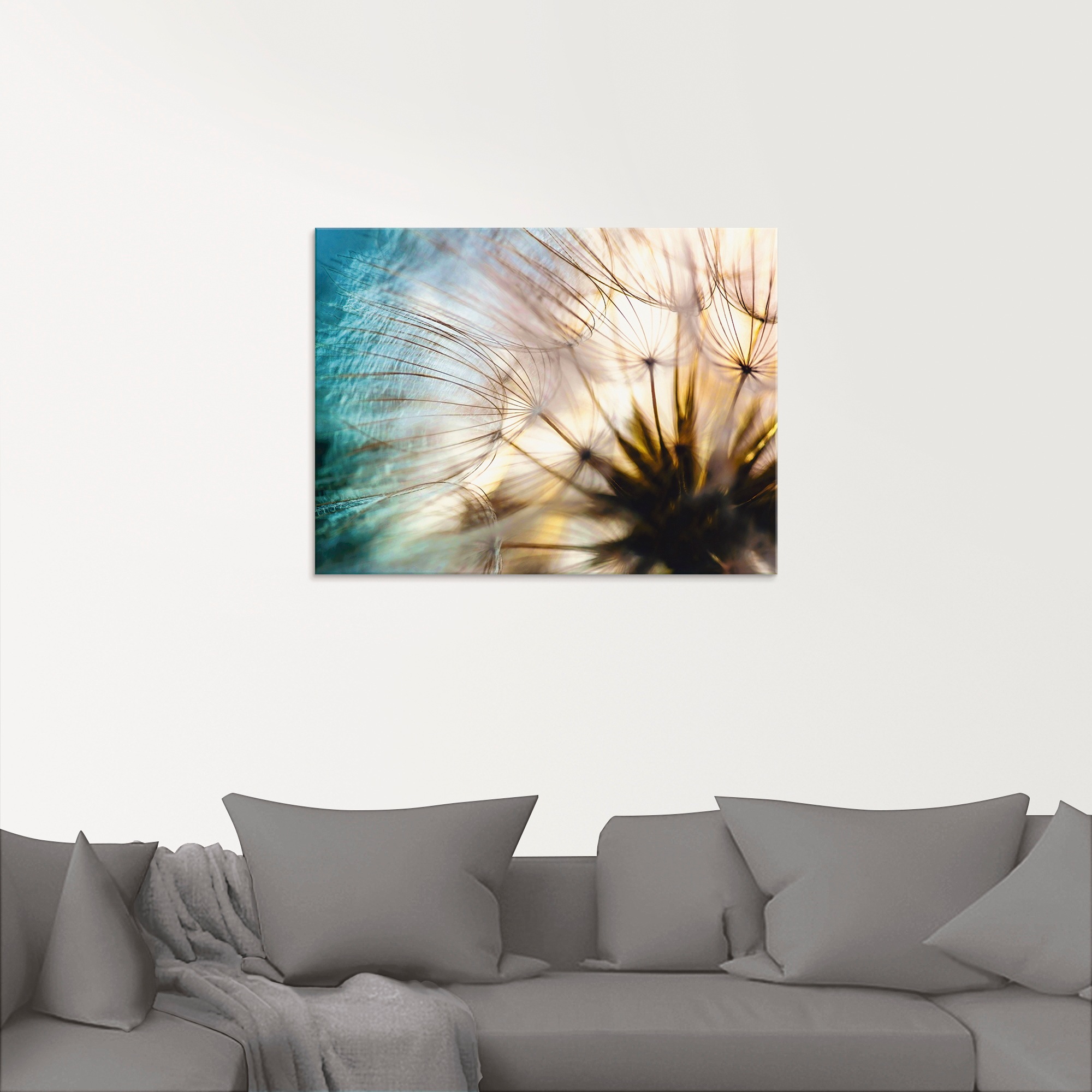 Artland Glasbild »Pusteblume Makro abstrakt« 1 Stk. tlg. in verschiedenen G günstig online kaufen
