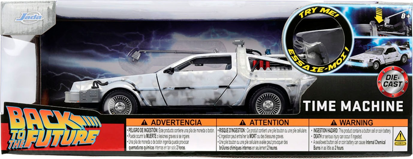 JADA Spielzeug-Auto »Time Machine BacktotheFuture Frost 1:24« mit Licht