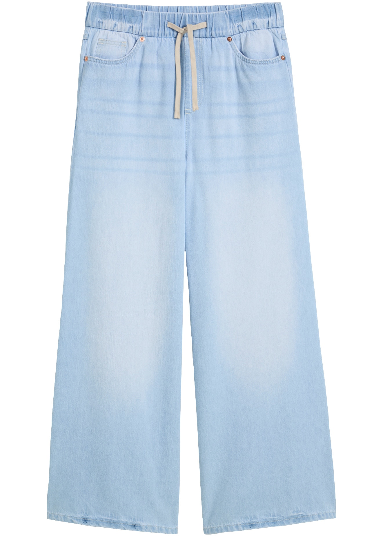 bonprix Weite Jeans mit Bequembund, lockere Passform im Loose Fit
