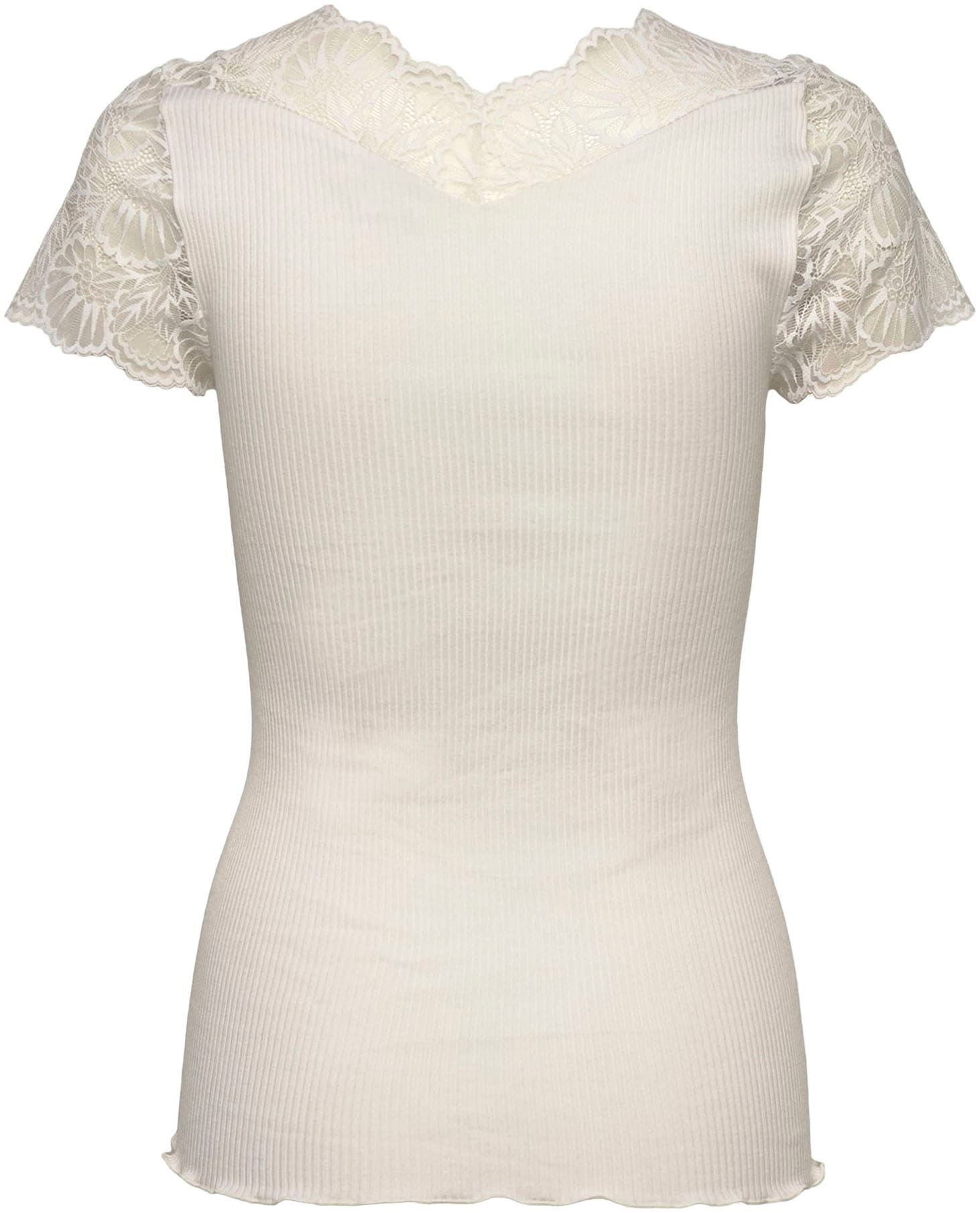 rosemunde T-Shirt, wunderschöner, elastischer Vintage-Spitzenbesatz