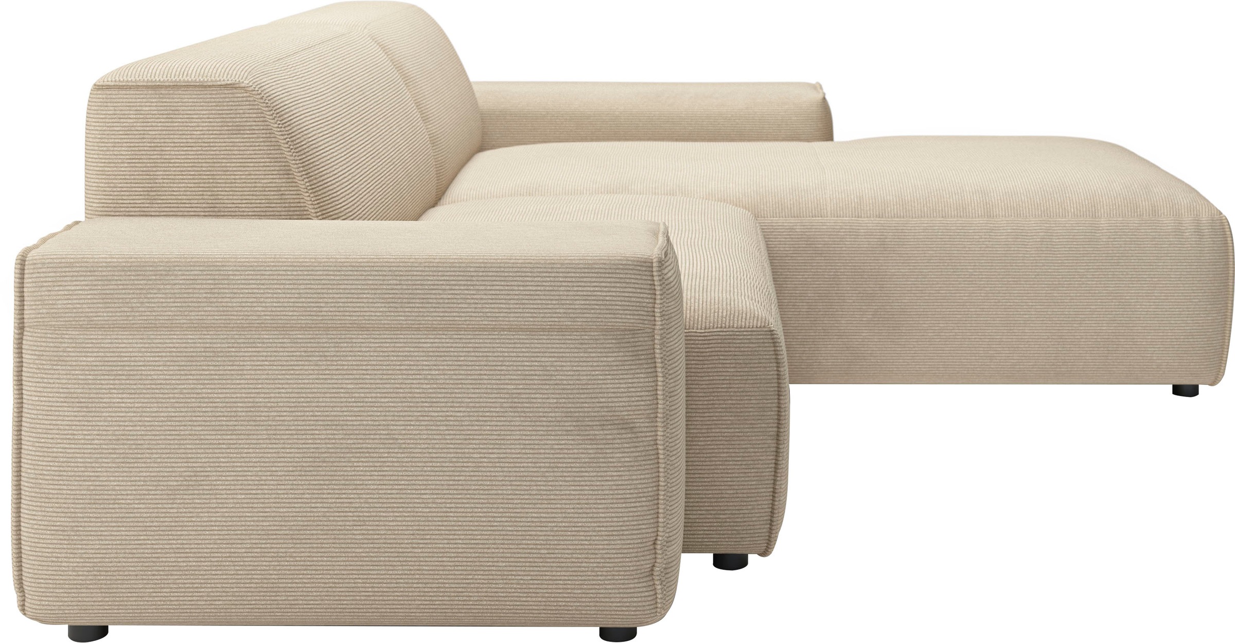 andas Ecksofa »Glimminge L-Form auch in Breitcord, Feincord + Easy care-Bezug,«, Breite 234, Zierkissen