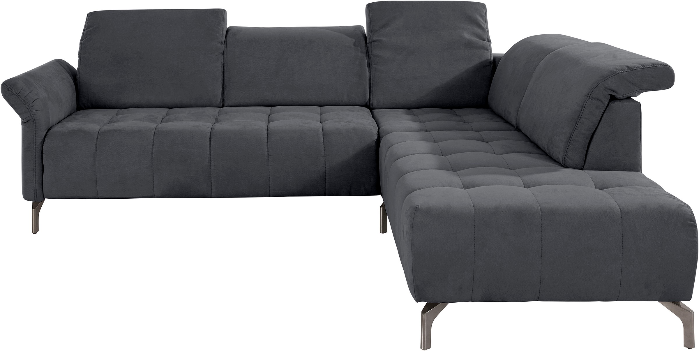 Home affaire Ecksofa »Fresh L-Form« Federkern, wahlweise Kopfteilverstellun günstig online kaufen