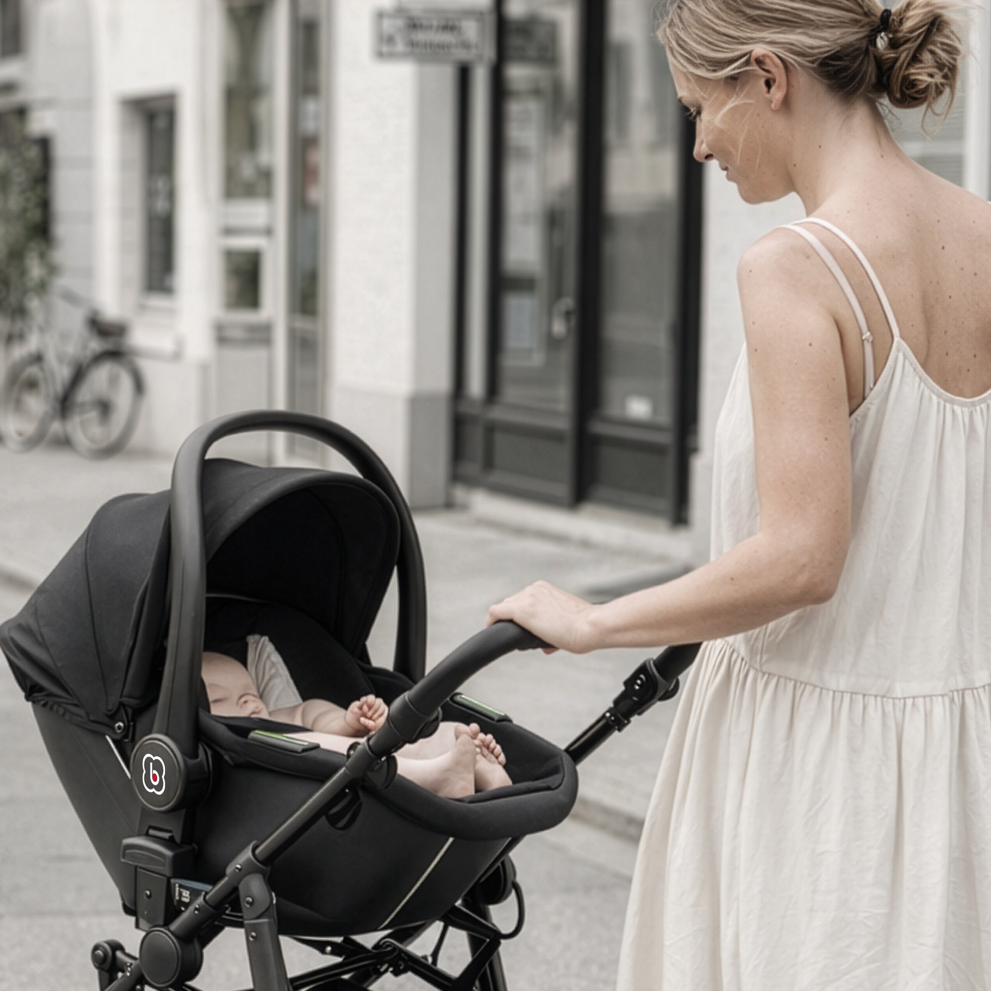 BabyGo Kombi-Kinderwagen »Evolution« 22 kg mit Babywanne, Babyschale, Wickeltasche und Sportsitz