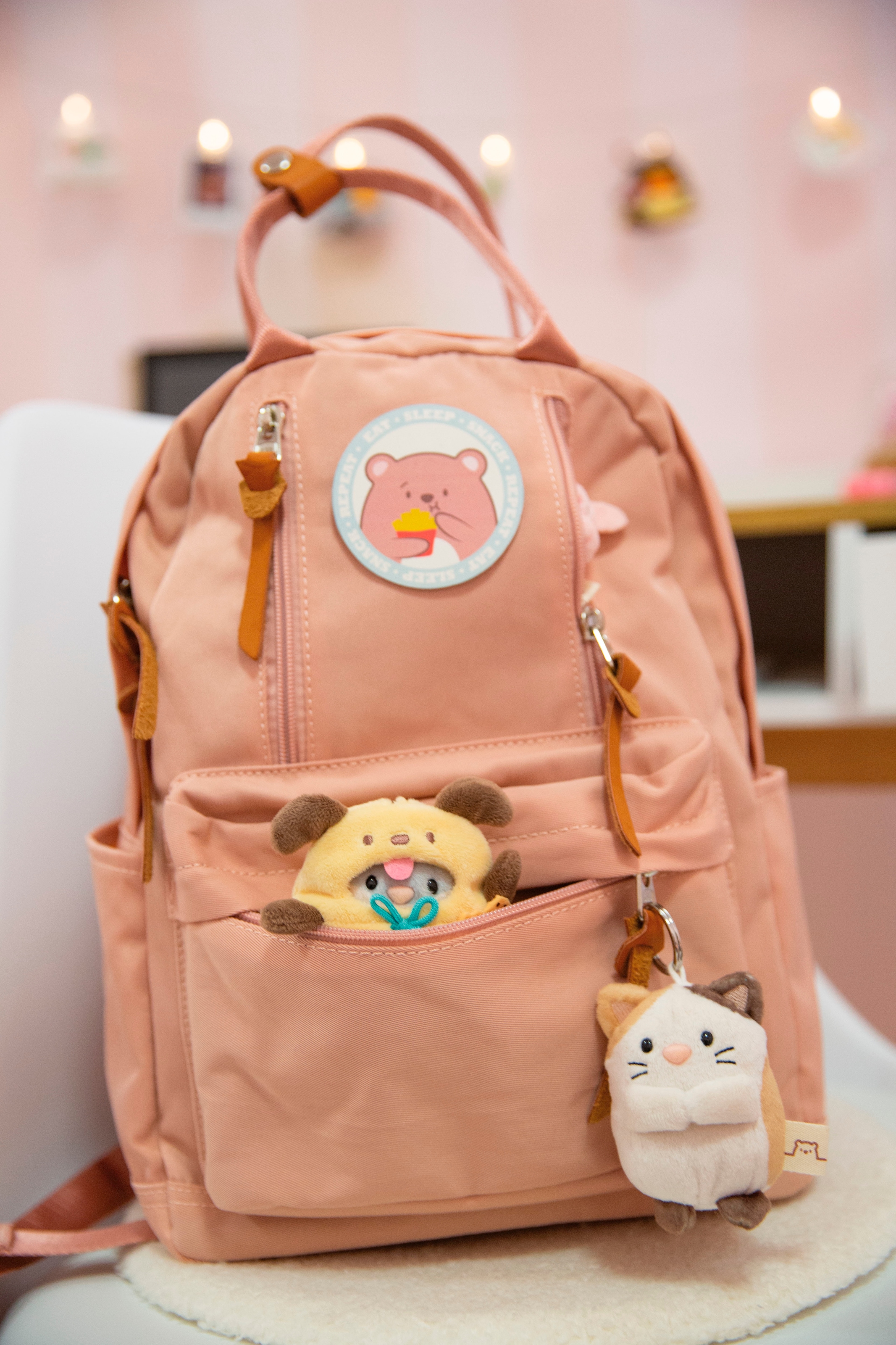 Nici Kuscheltier »mymochi, Katze Angy, 8 cm«, mit Kaktus und Hasenkostüm, in Geschenkbox