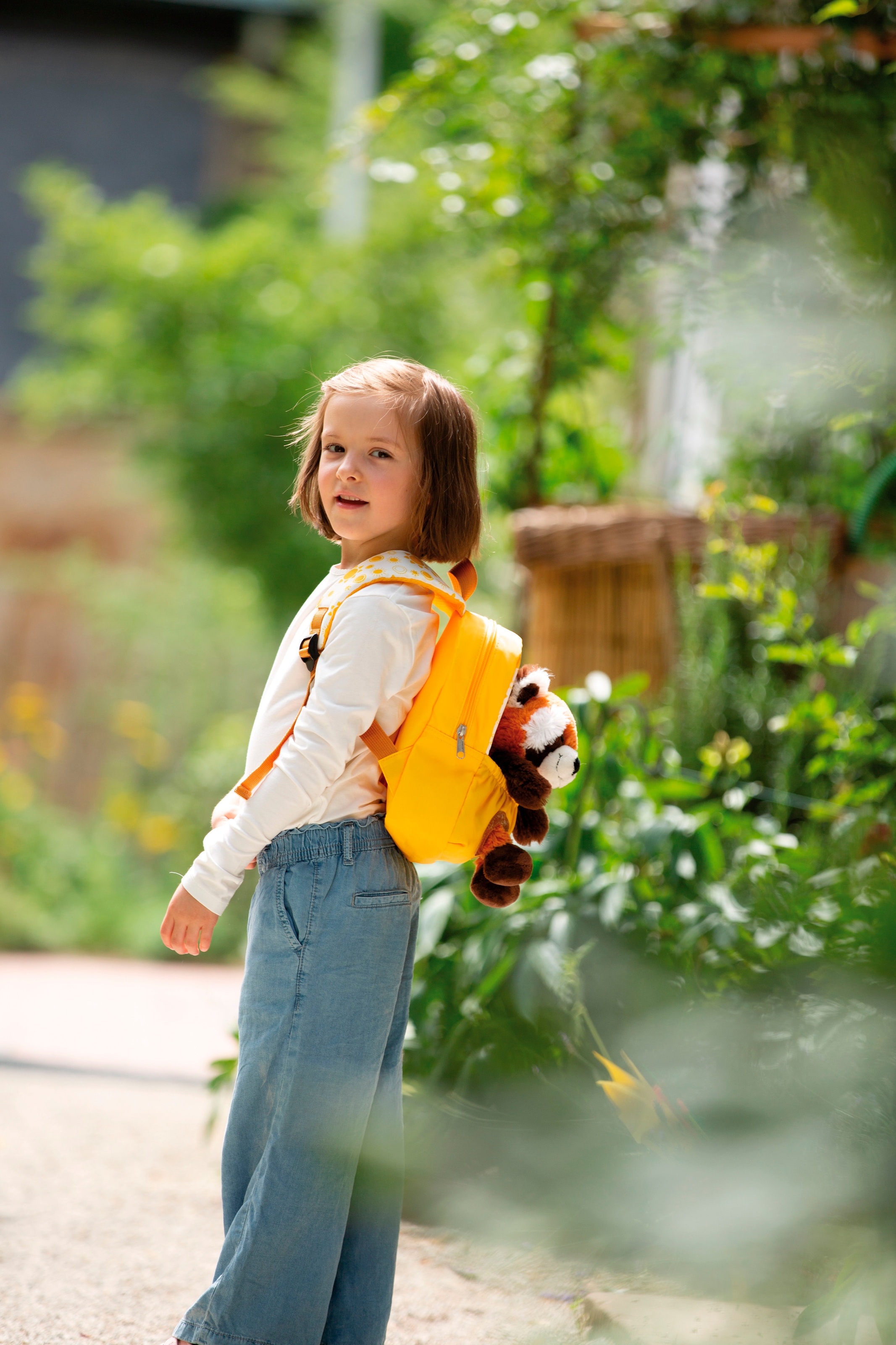 Nici Kinderrucksack »Travel Friends, Rucksack mit Plüsch Roter Panda, 25 cm«