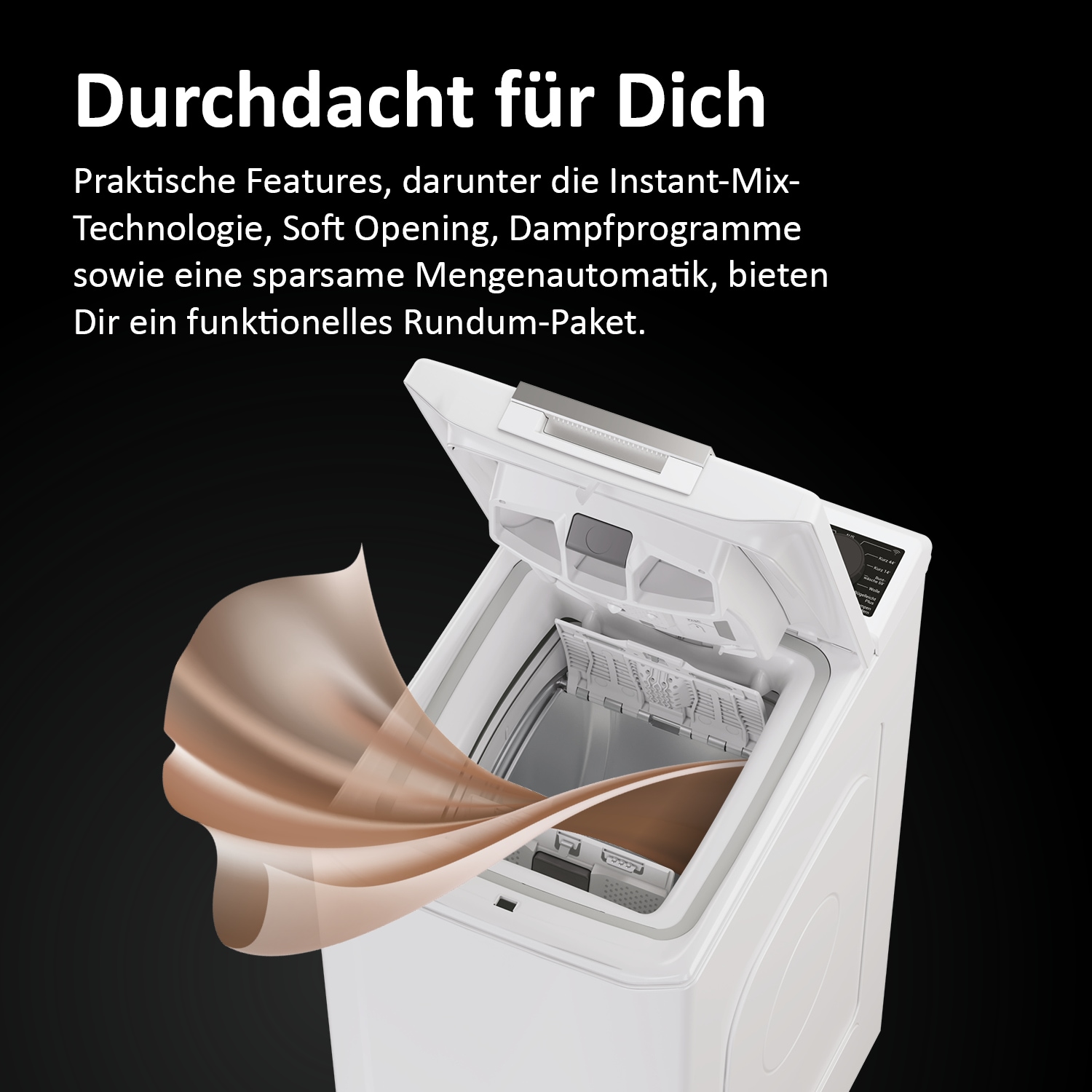 Haier Waschmaschine Toplader »THASNQ476TM5-84«, 7 kg, 1400 U/min, hOn App