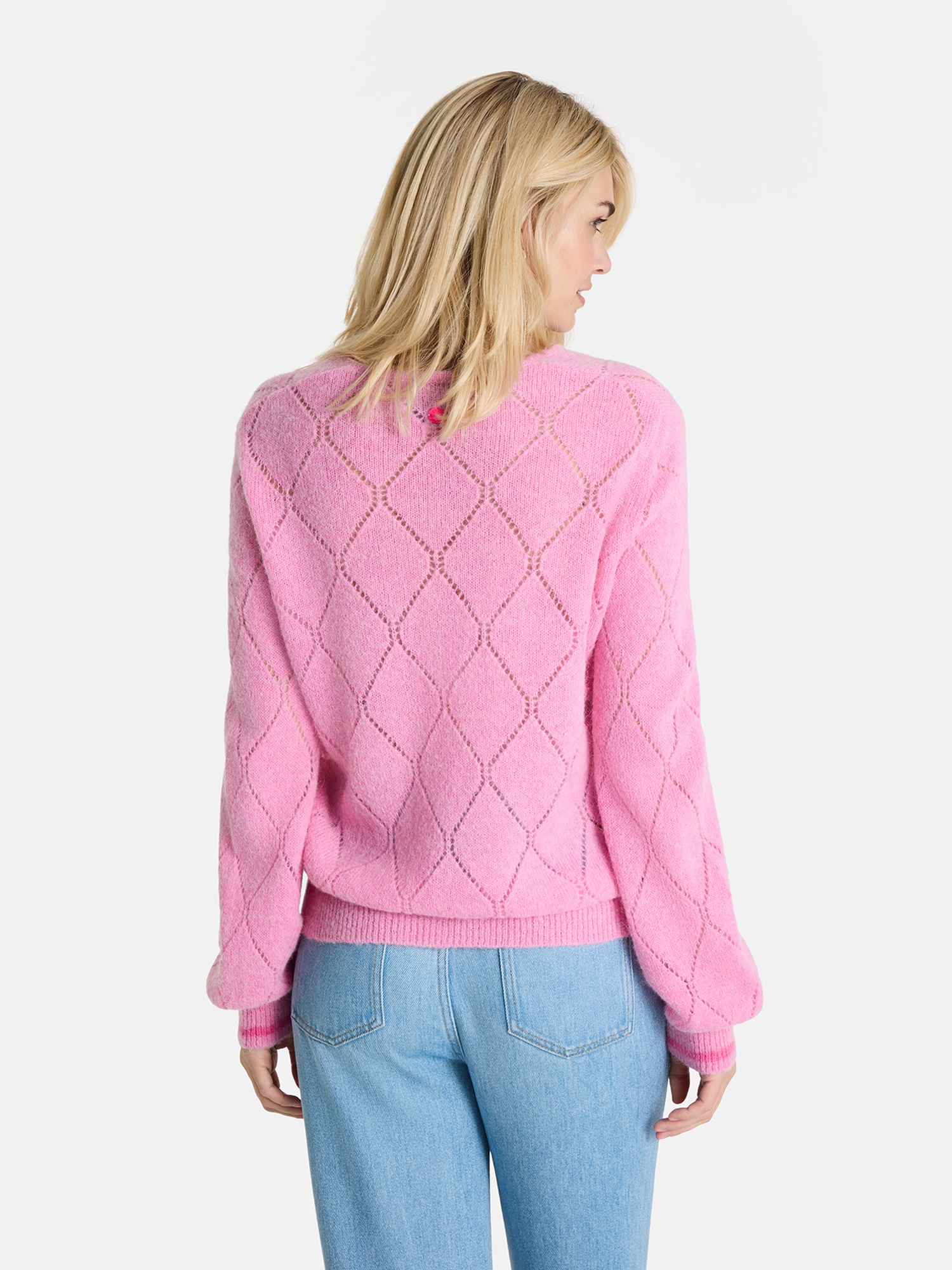 Lieblingsstück Strickpullover »TilbeL« mit Alpaka, Rautenmuster