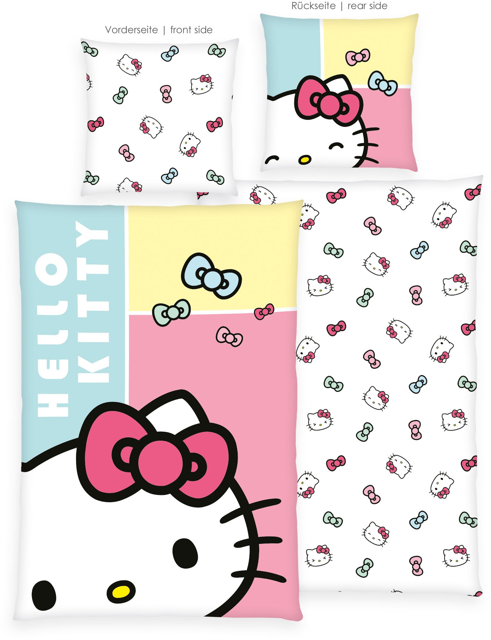 Hello Kitty Bettwäsche »Hello Kitty«, Wendebettwäsche