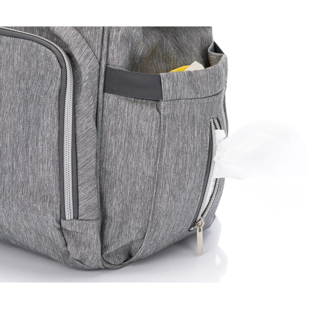 Fillikid Wickelrucksack »melange/hellgrau«