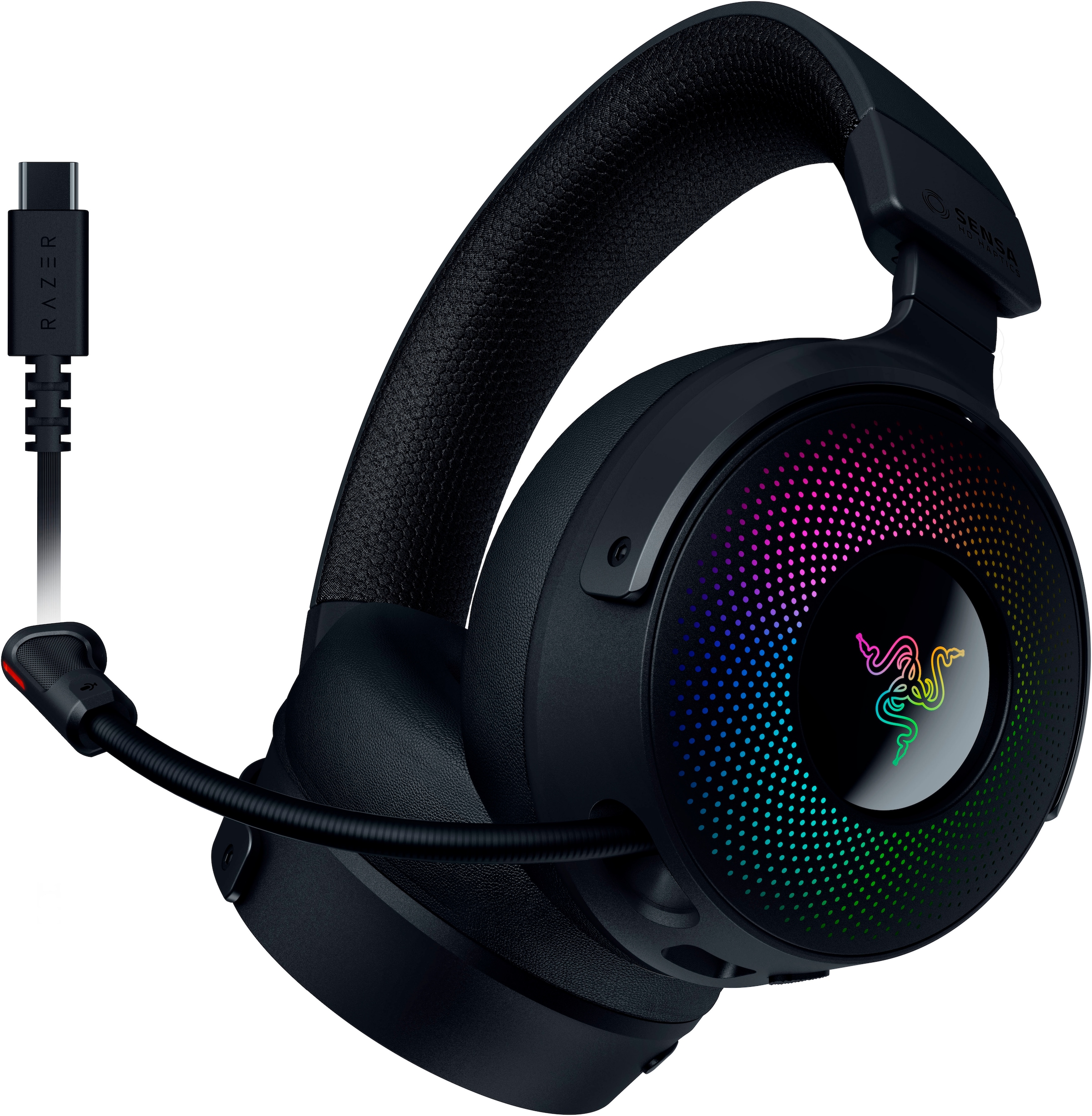 RAZER Gaming-Headset »Kraken V4 Pro«, Bluetooth-Wireless, Mikrofon abnehmbar-Stummschaltung