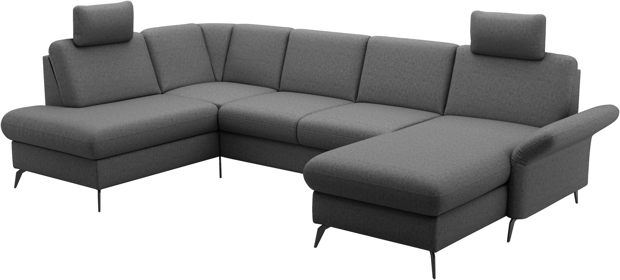 Home affaire Wohnlandschaft »Rochelle«, optional: Armteilverstellung, klappbar, Bettkasen