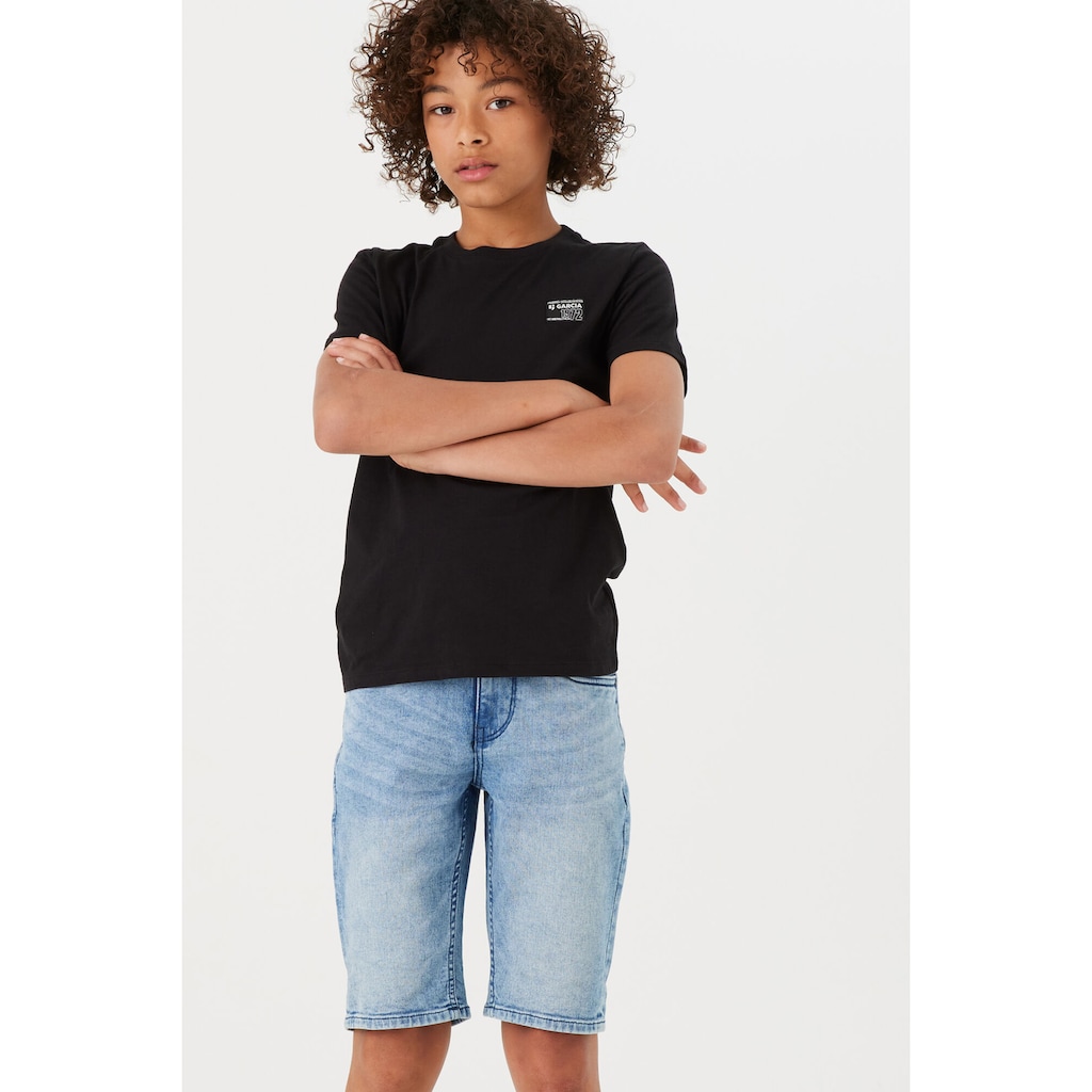 Garcia Jeansshorts »Tavio«, mit Used-Effekten