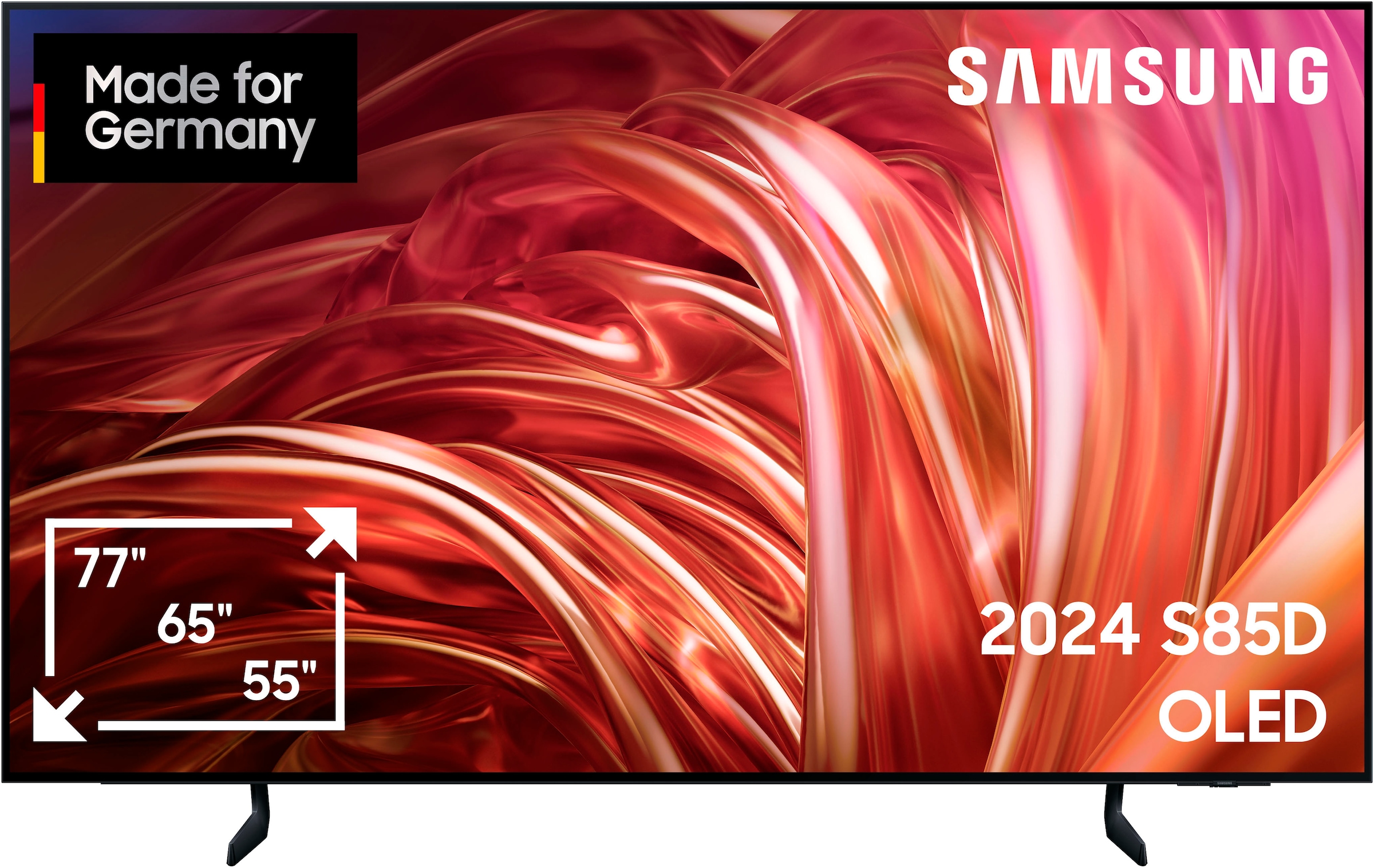 Samsung LED-Fernseher »GQ77S85DAE«, 4K Ultra HD, Smart-TV, Neural Quantum 4K AI Gen2 Prozessor, Gaming Hub, bis zu 120Hz
