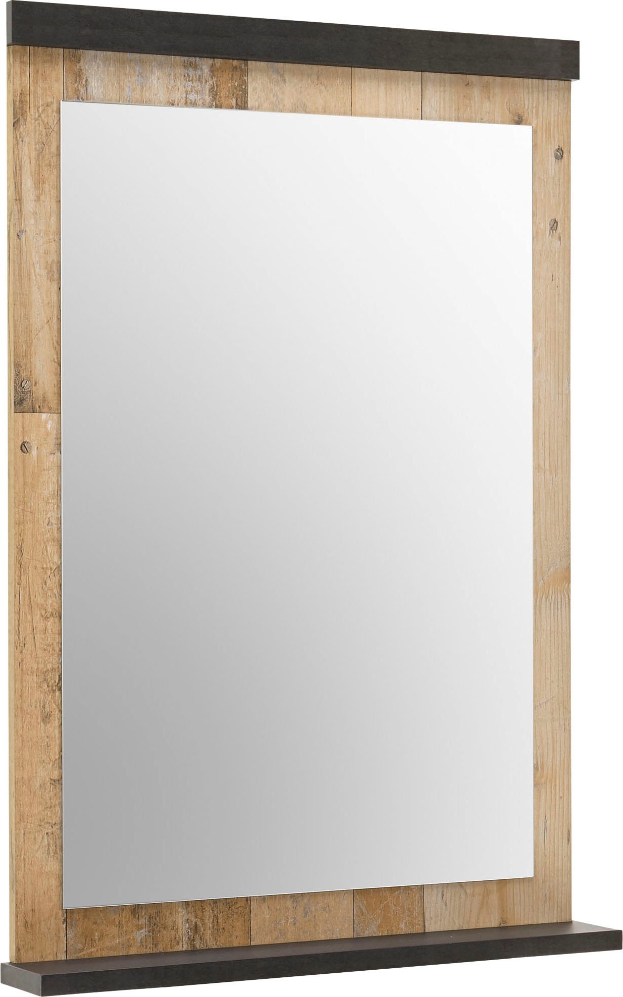 Home affaire Wandspiegel "SHERWOOD" in modernem Holz Dekor, Höhe 95 cm günstig online kaufen