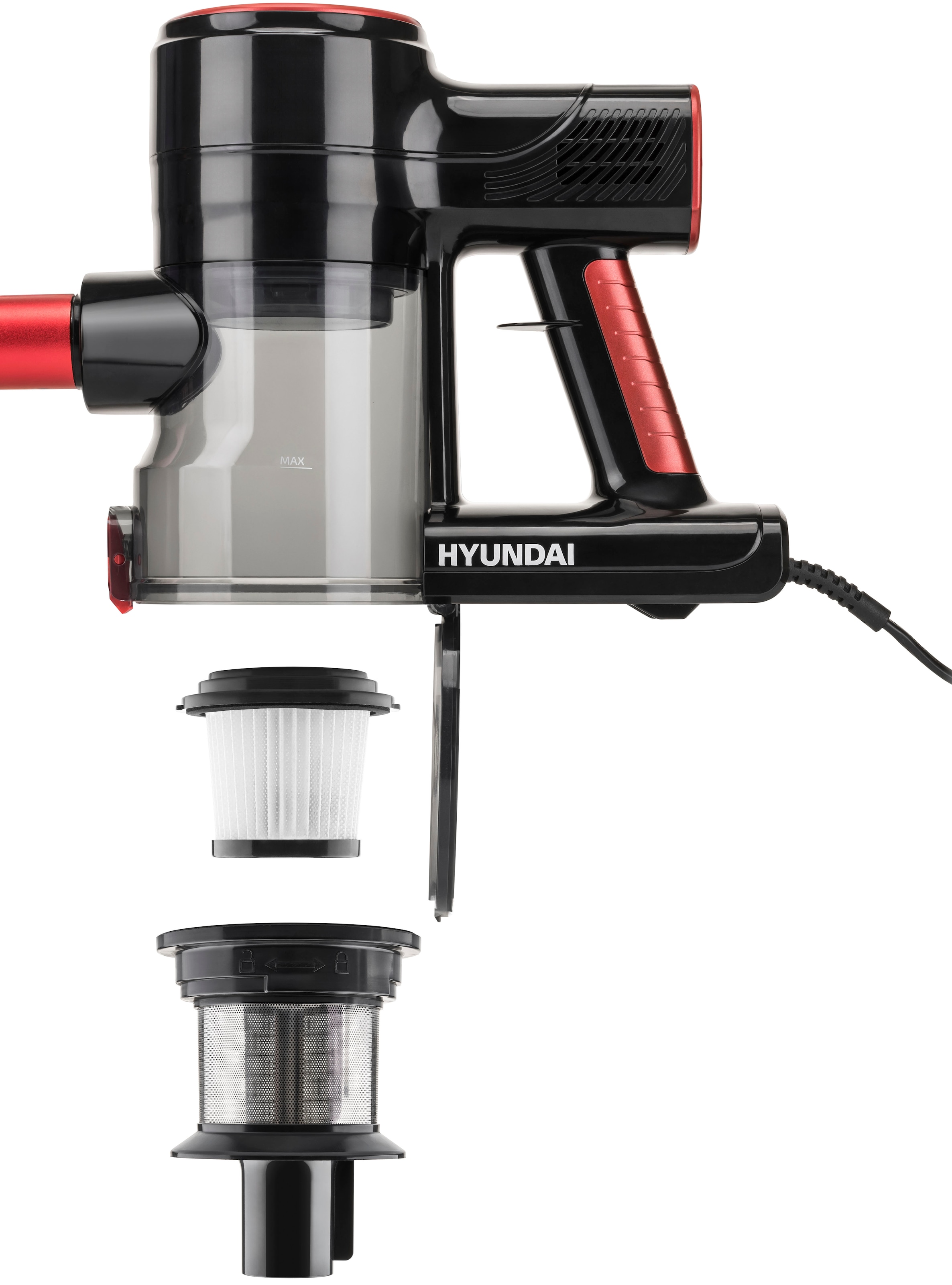 Hyundai Akku-Stielstaubsauger »VC609«, Leichter 2-in-1 Staubsauger (Stiel & Hand)