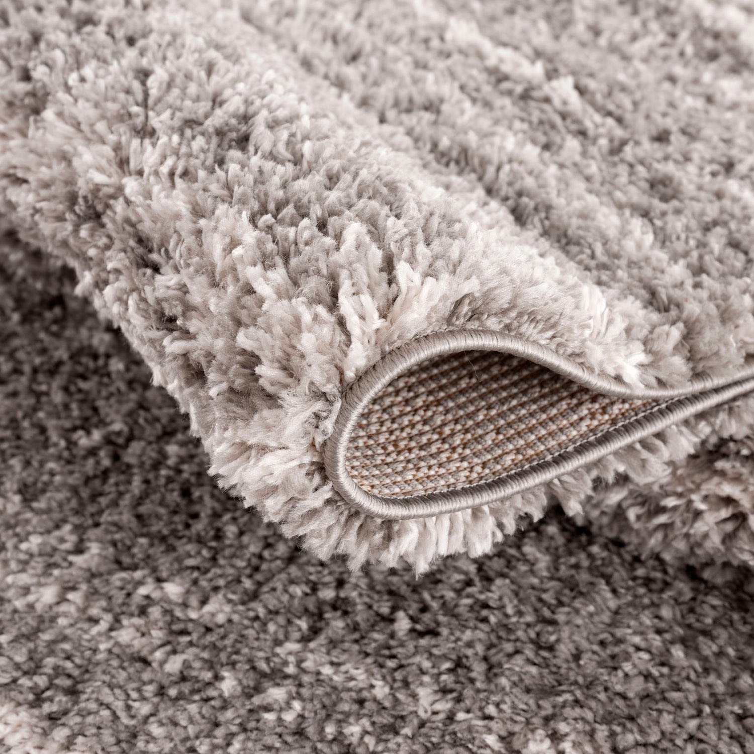 Carpet City Hochflor-Teppich »Pulpy 524«, rechteckig, 30 mm Höhe, besonders weich, mit Fransen, Meliert