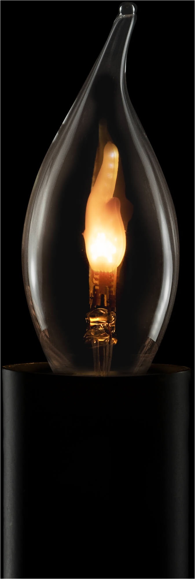 SEGULA LED-Filament »LED Kerze Windstoß klar, E14« E14 1 Stk. Warmweiß günstig online kaufen