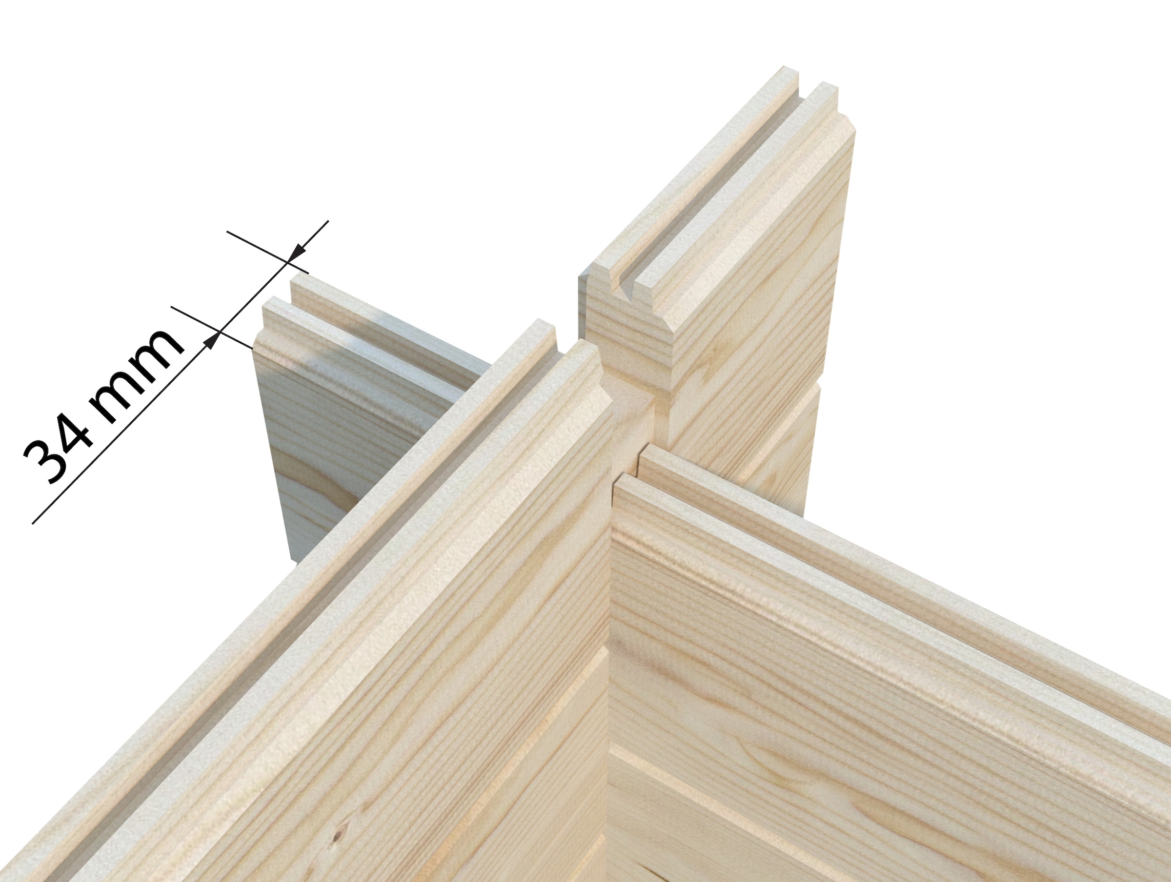 Palmako Gartenhaus »Lisa« verschiedene Farben