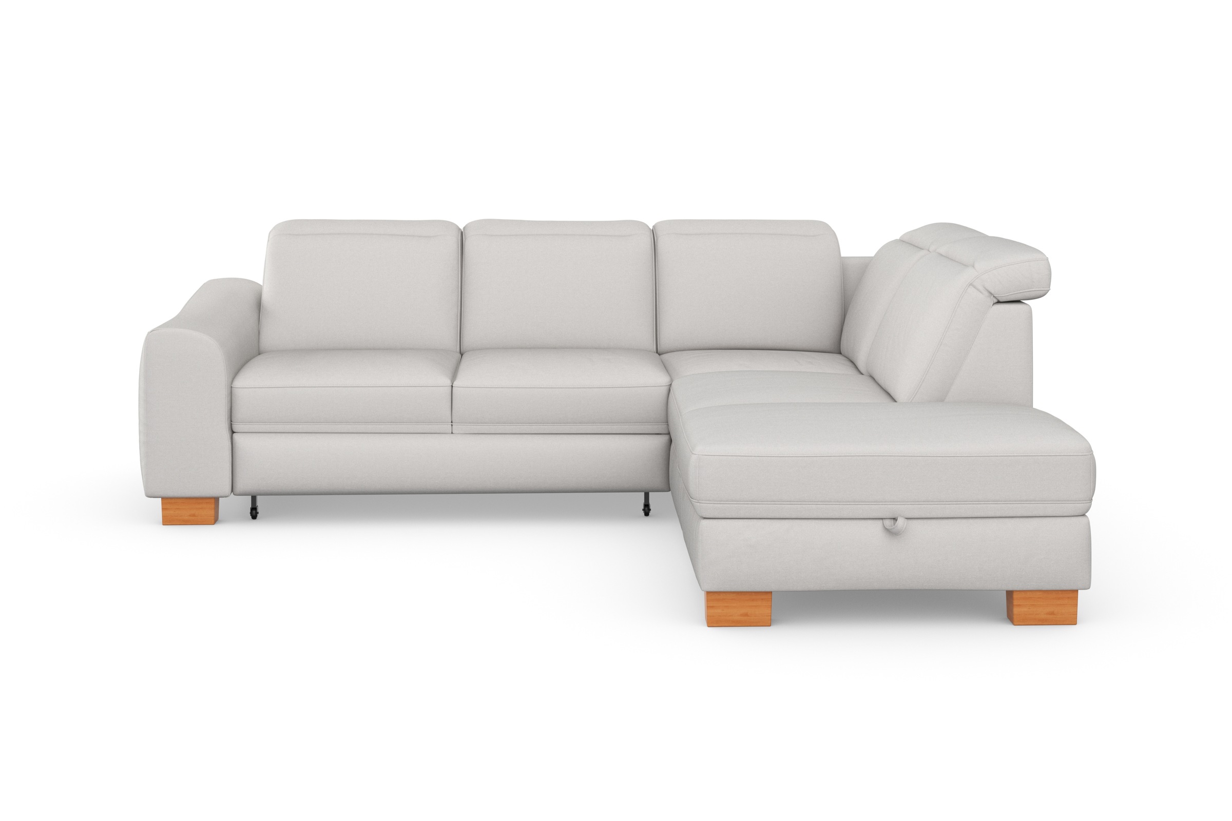 sit&more Ecksofa »Dundee L-Form«, mit Federkern und Massivholzfüßen, wahlwe günstig online kaufen