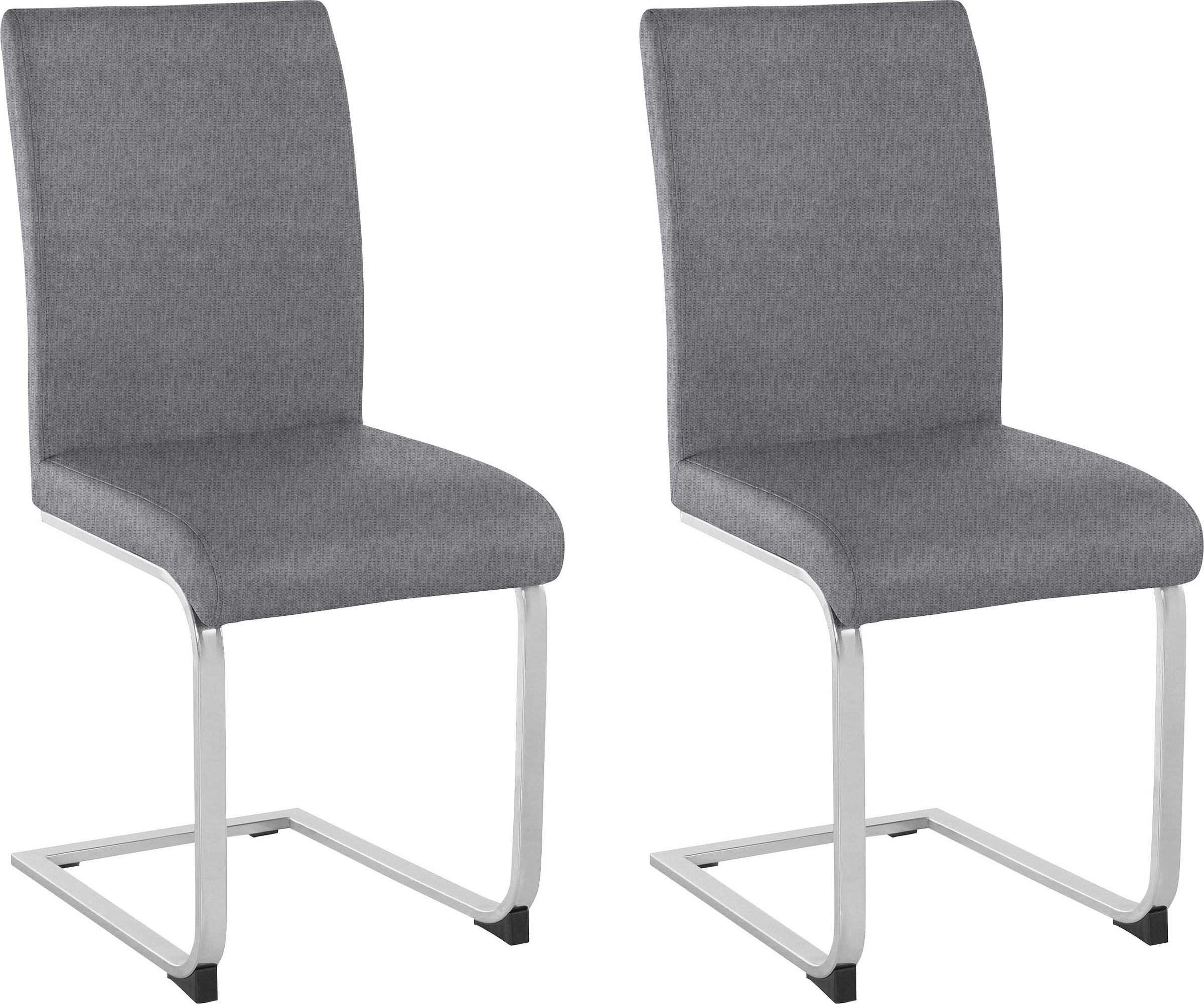Home affaire Freischwinger »Charissa«, (Set), 2 St., Strukturstoff, Bezug i günstig online kaufen
