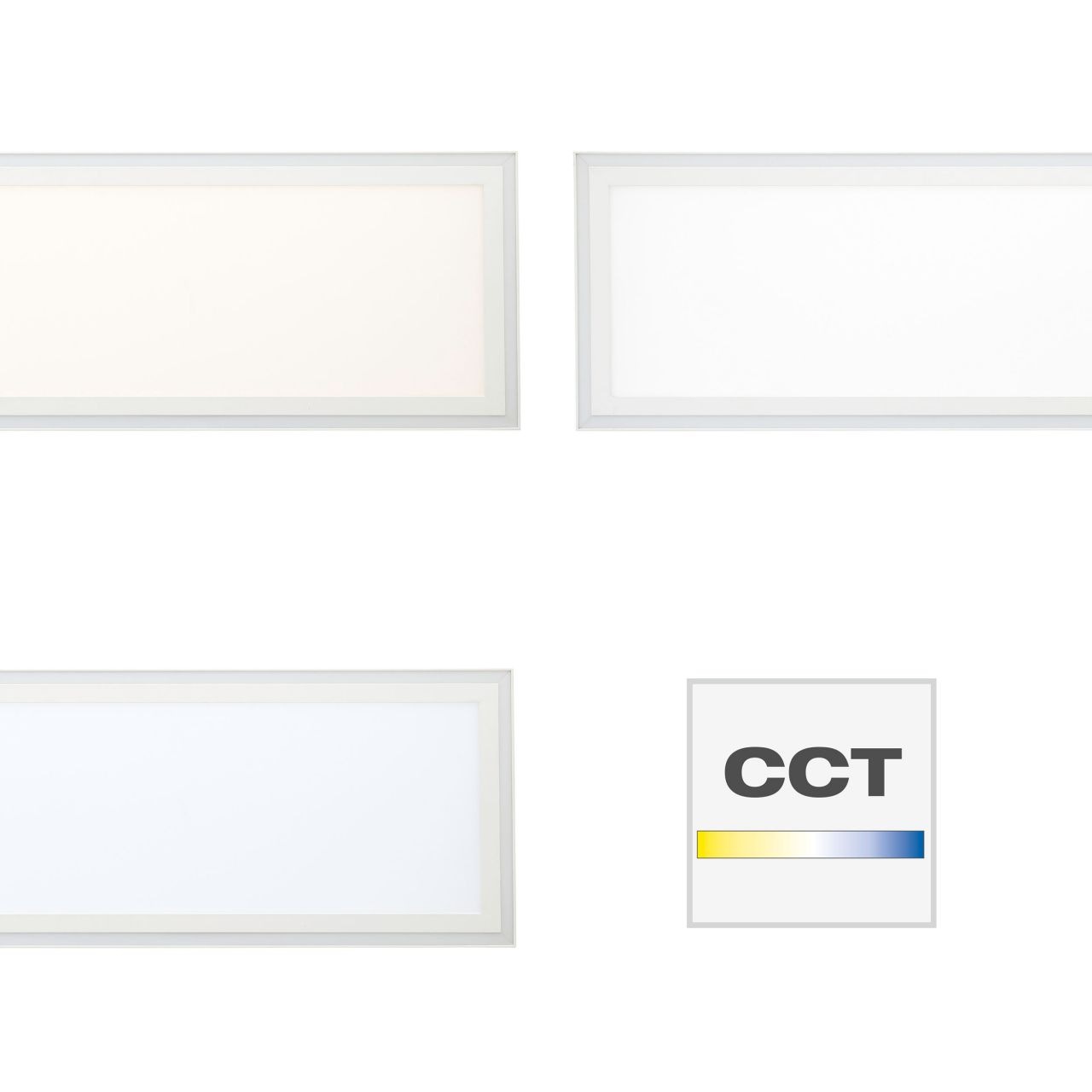 Brilliant LED Panel »Lanette«, 1 flammig, LED Deckenlampe 120x30cm weiß günstig online kaufen