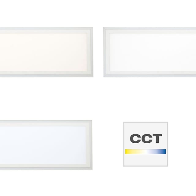 Brilliant LED Panel »Lanette«, 1 flammig-flammig, 120 x 30 cm, dimmbar,  CCT, RGB-Framelight, 3800 lm, Fernbed., weiß online bestellen