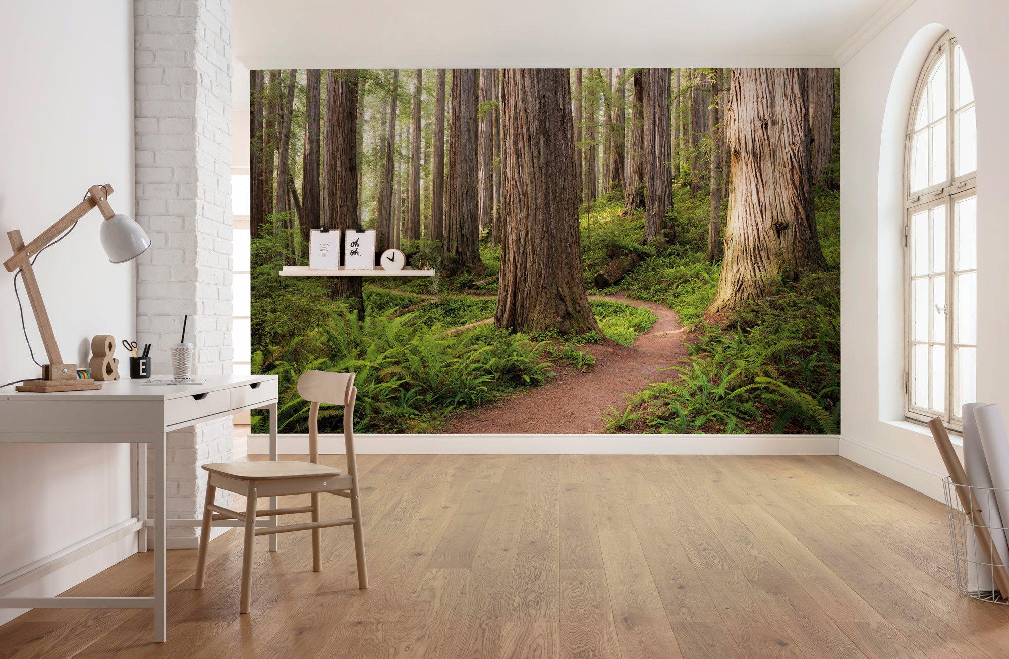 Komar Vliestapete »Digitaldruck Vlies -  Redwood Trail - Größe 450 x 280 cm« bedruckt glatt Wohnzimmer, Schlafzimmer
