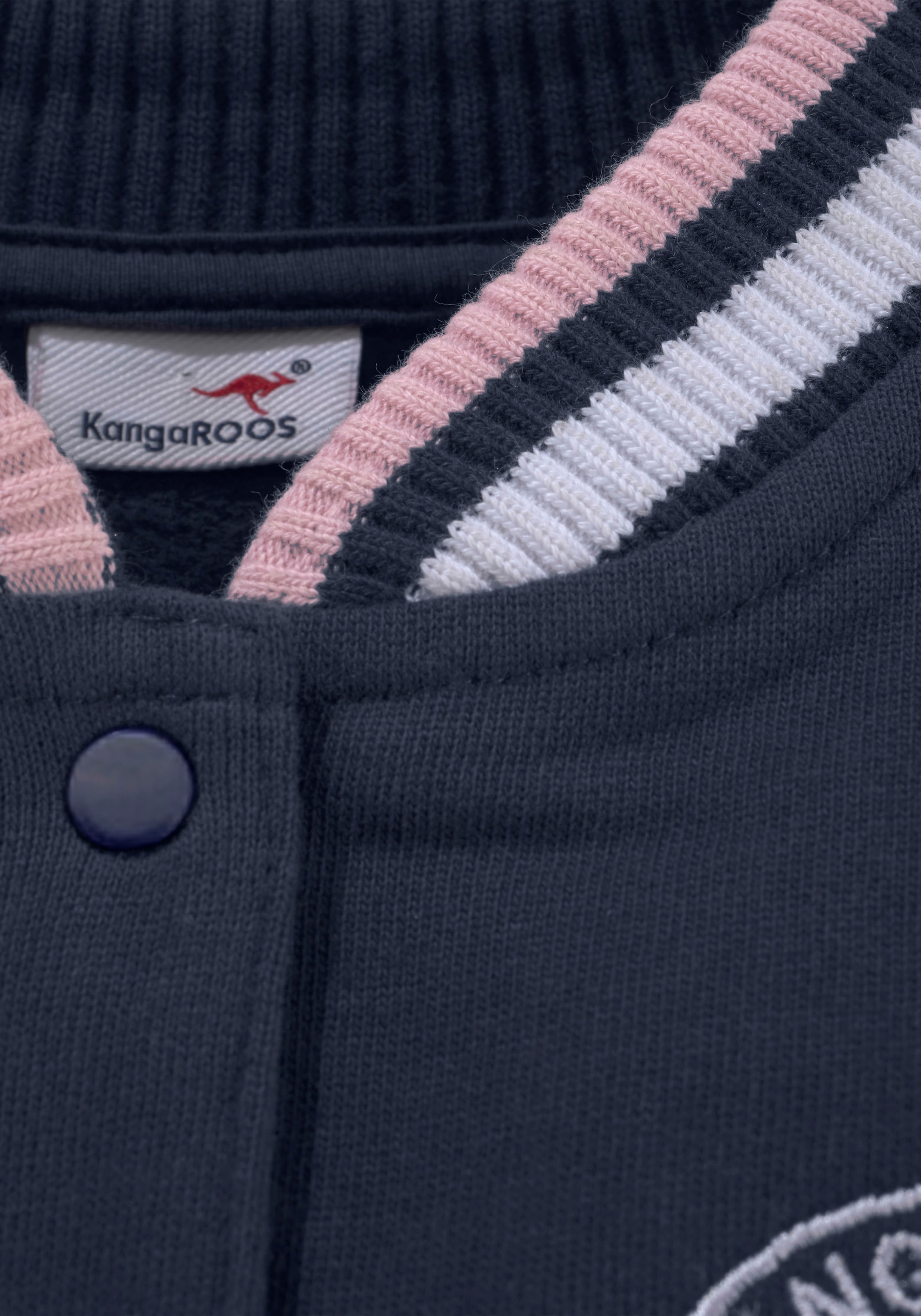 KangaROOS Sweatjacke »College-Jacke«, mit Kragen
