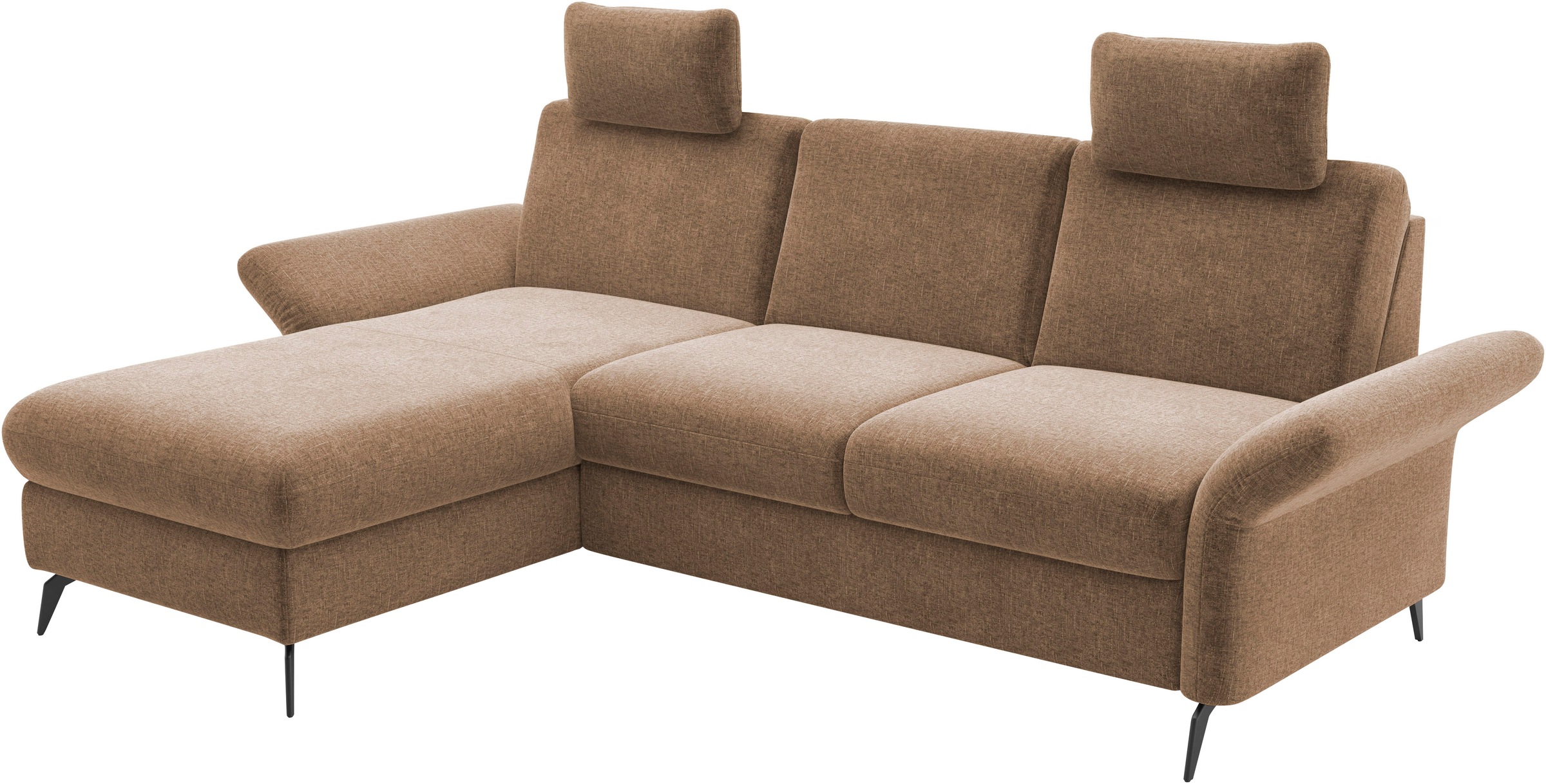 Home affaire Ecksofa »Rochelle«, optional: Armteilverstellung, klappbar, Bettkasen