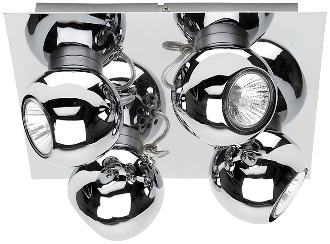 SPOT Light Deckenleuchte »Sergio«, 4 flammig, Leuchtmittel GU10   LED wechs günstig online kaufen